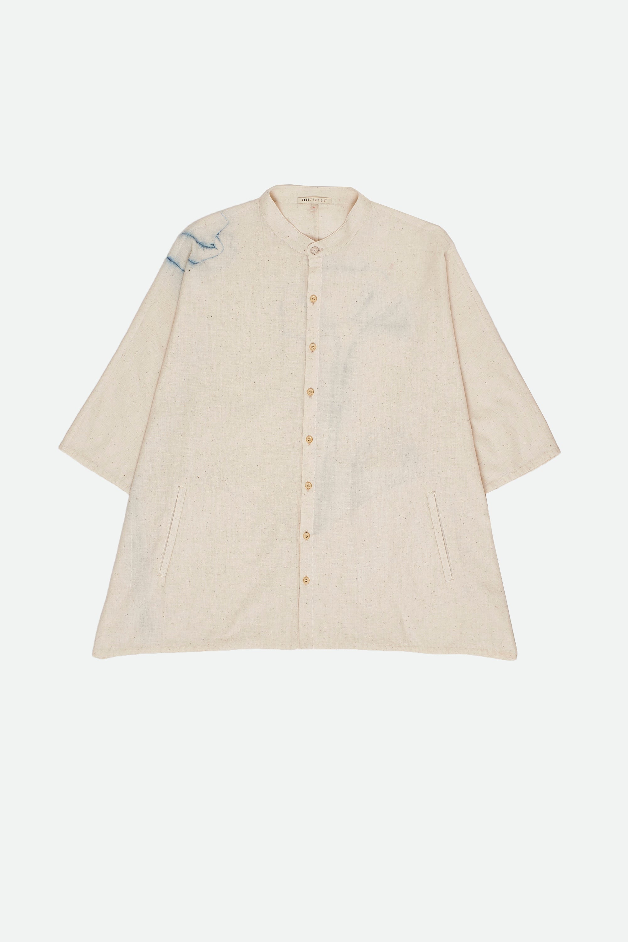 UNISEX RELAXED FIT SHIRT WITH SHIBORI