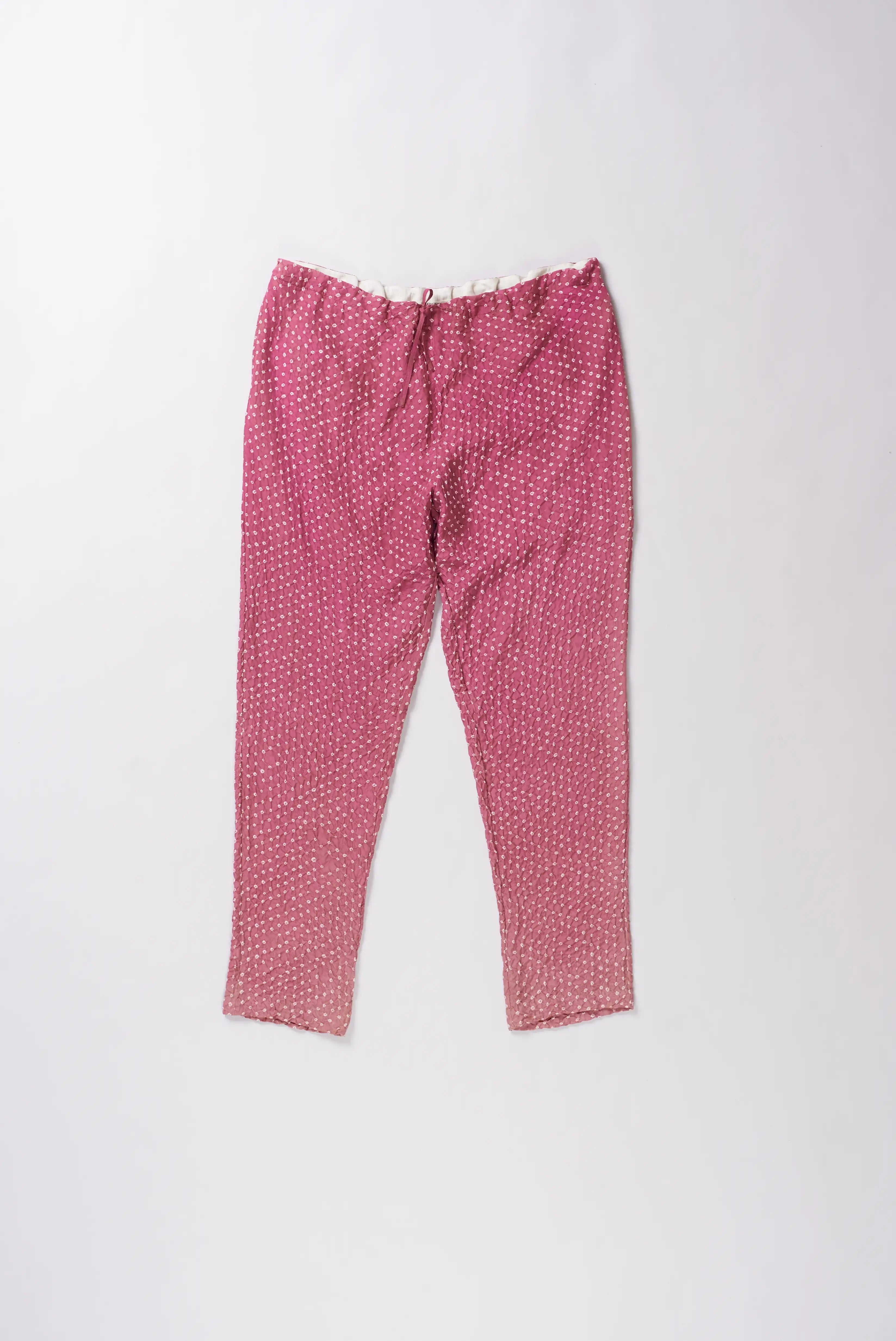Ungendered Bandhani Silk String Pant
