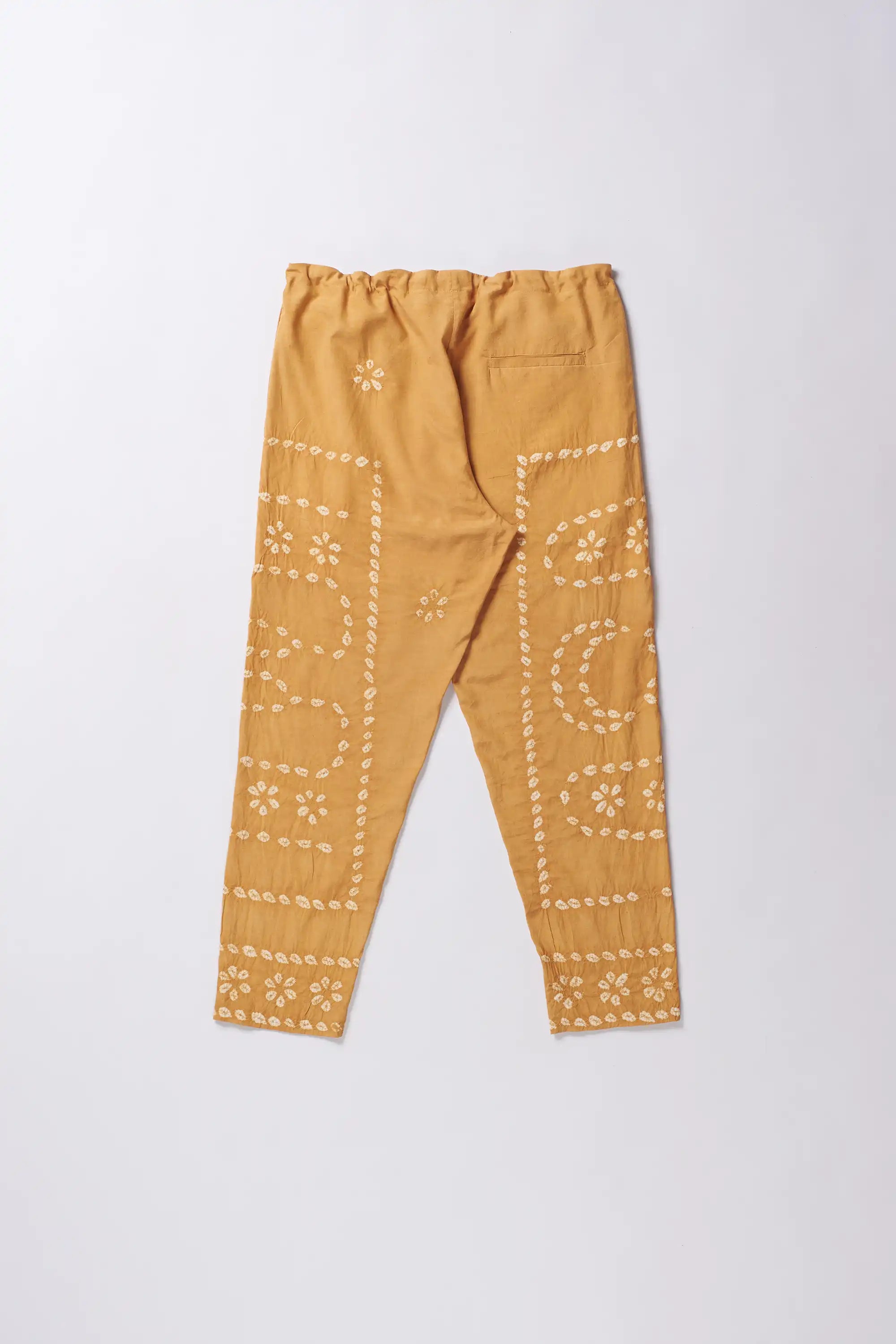Mustard Yellow Bandhani Pant