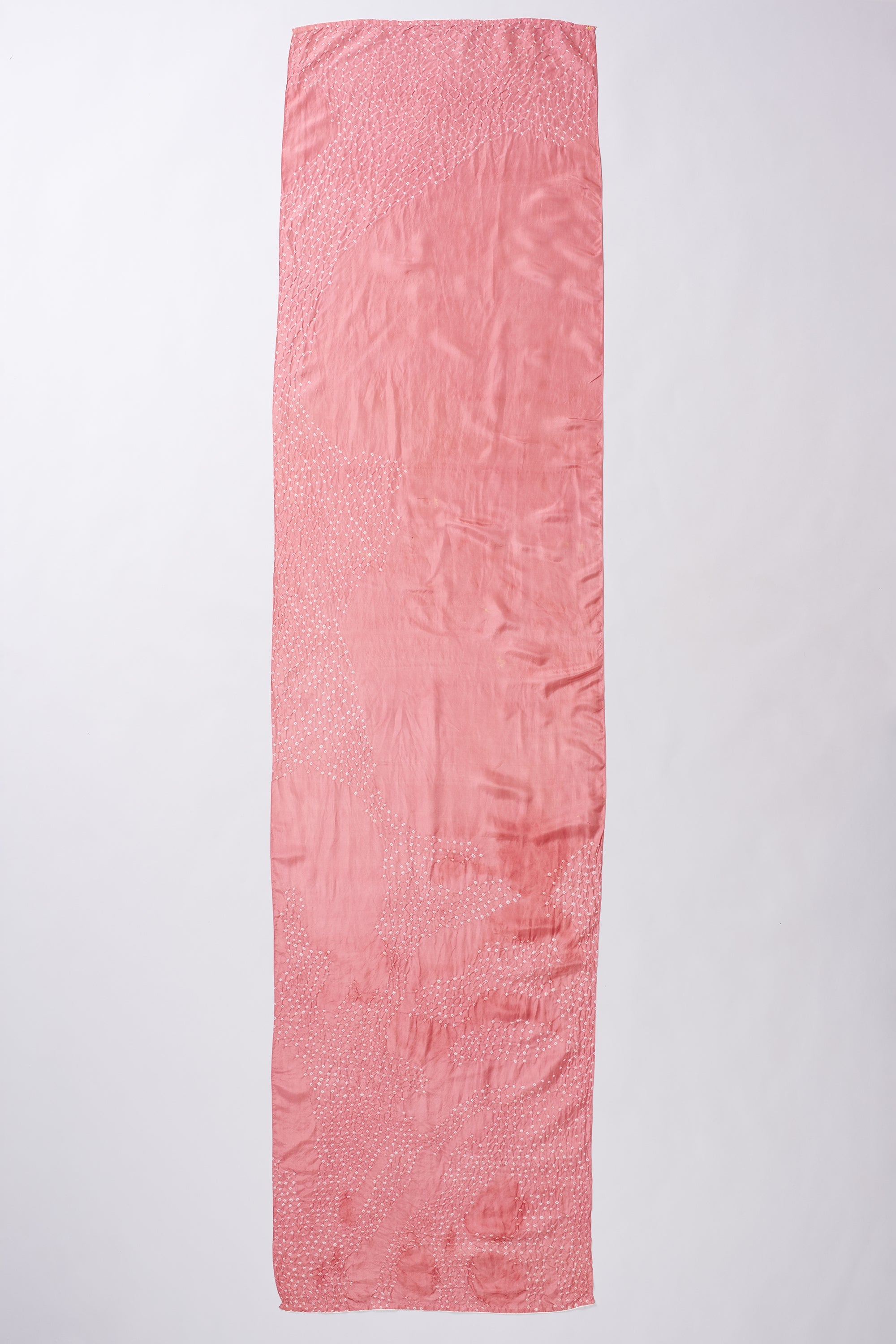 Pink textured fabric