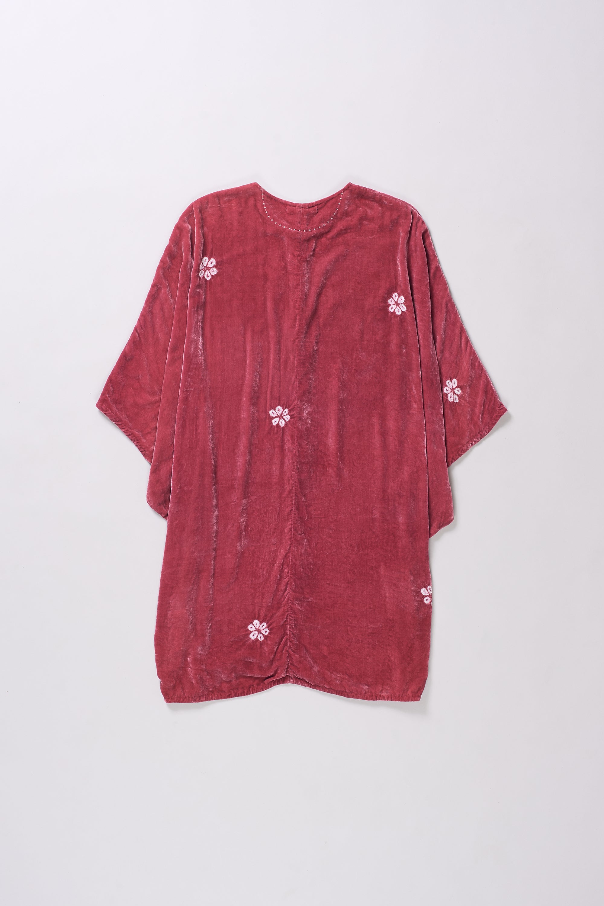 FUSHIA PINK VELVET DRESS