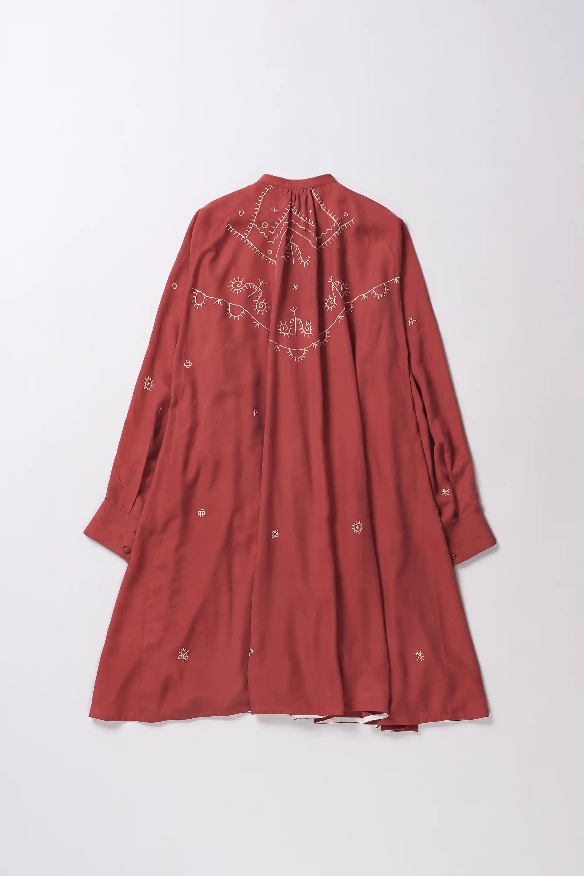 Women Crimson Pink Fine Silk Dress