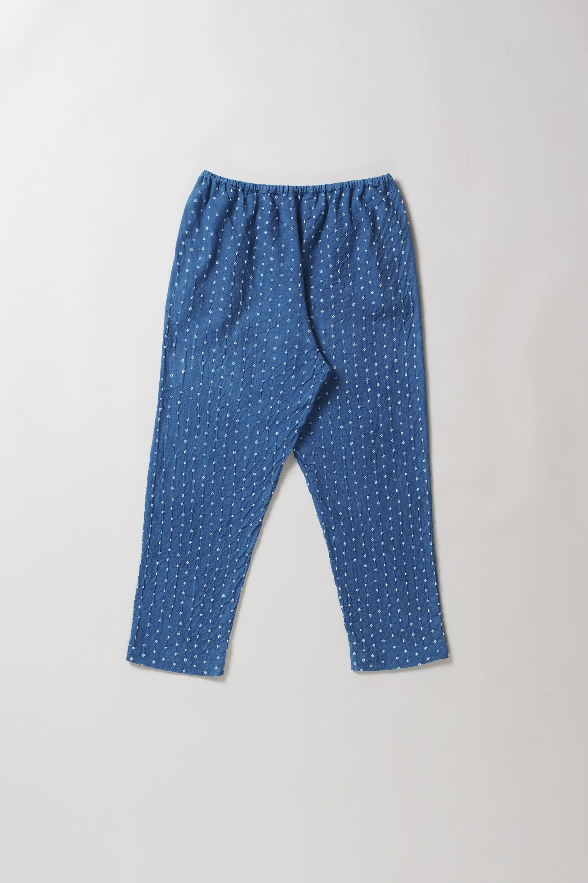 Natural indigo Silk Women Pant