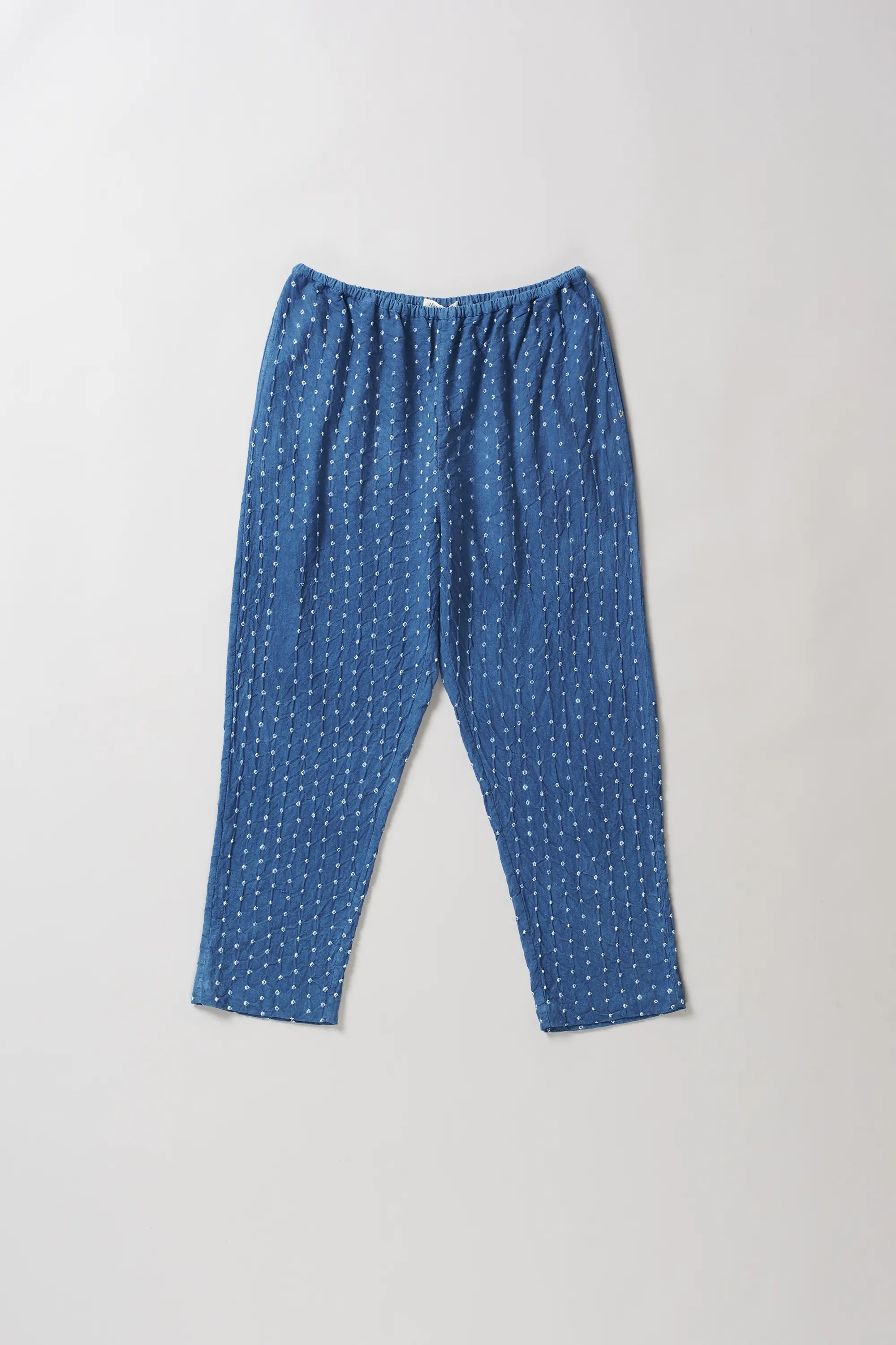 Natural indigo Silk Women Pant