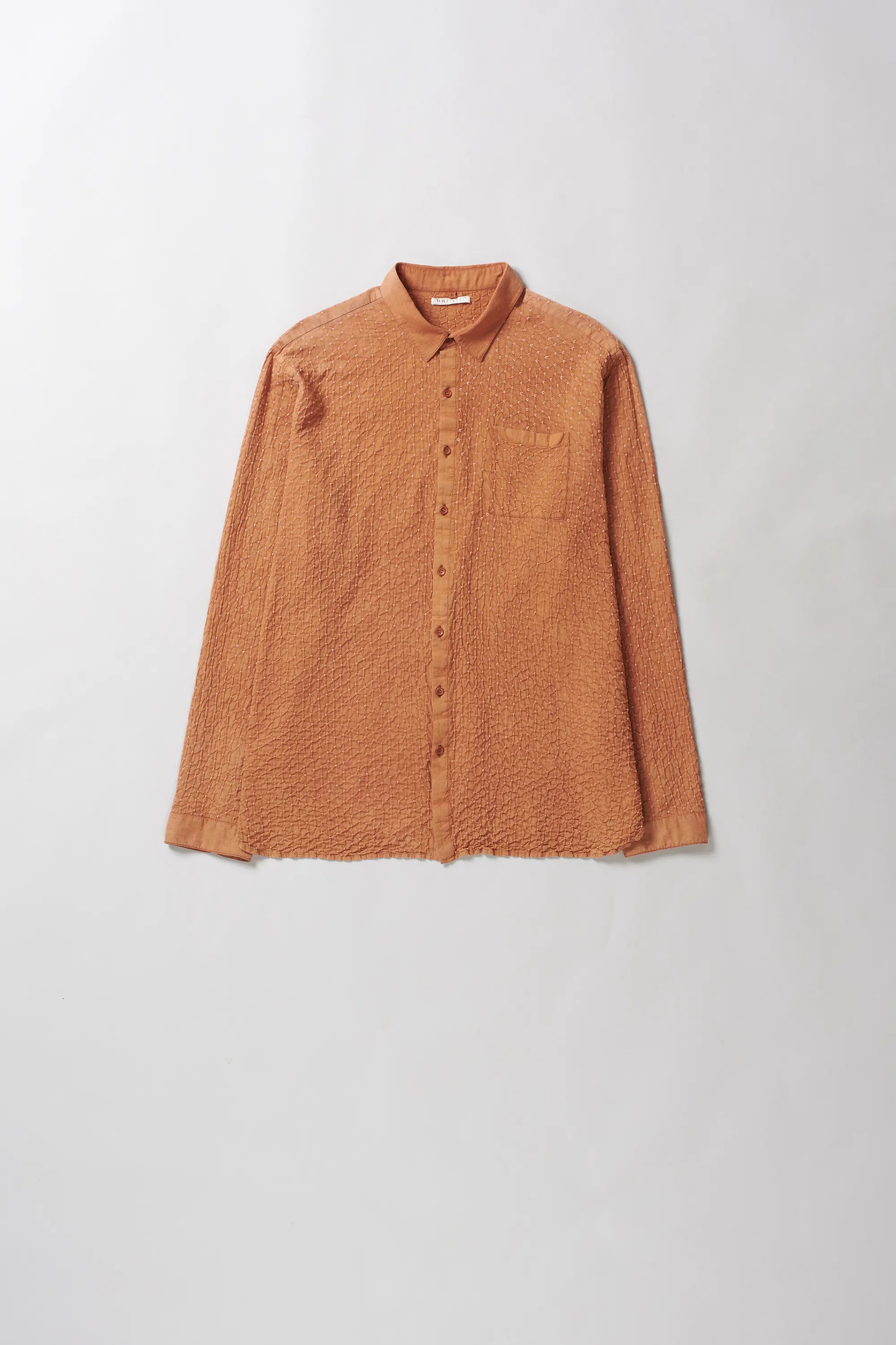 Sunset Orange Bandhani Unisex Shirt