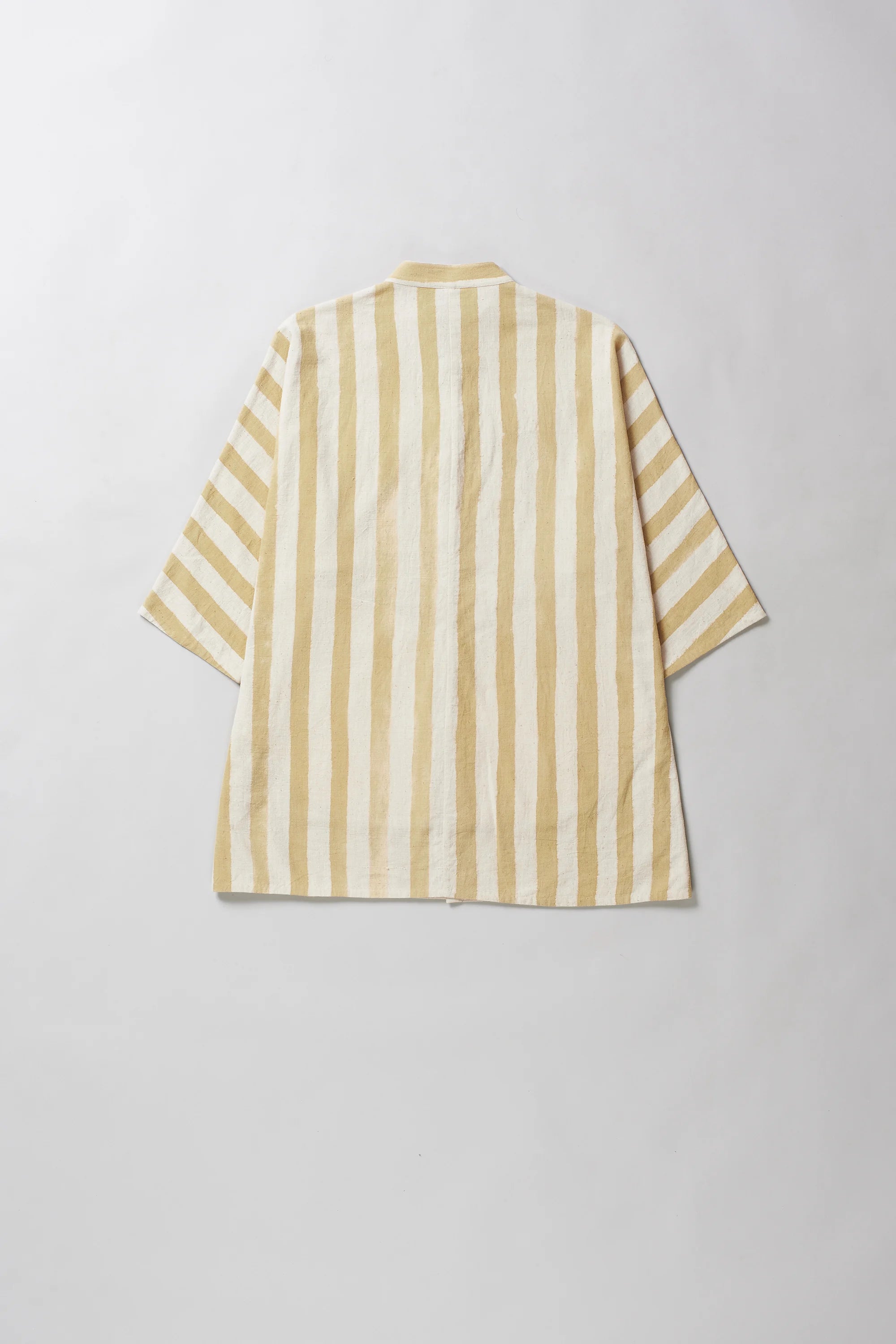 Kimono Sleeve Shirt in Mustard Yellow