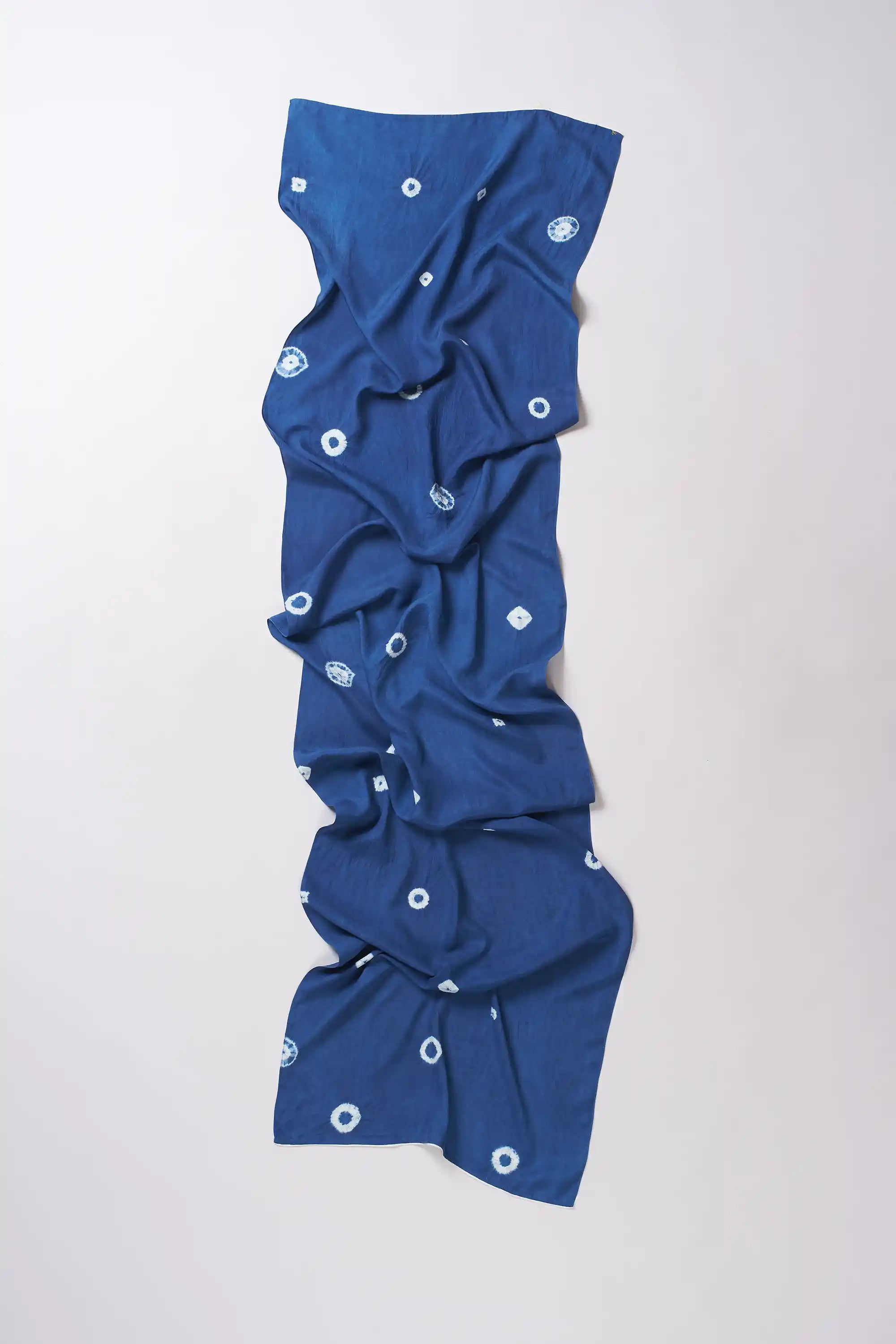 Medium Indigo Shibori Scarf