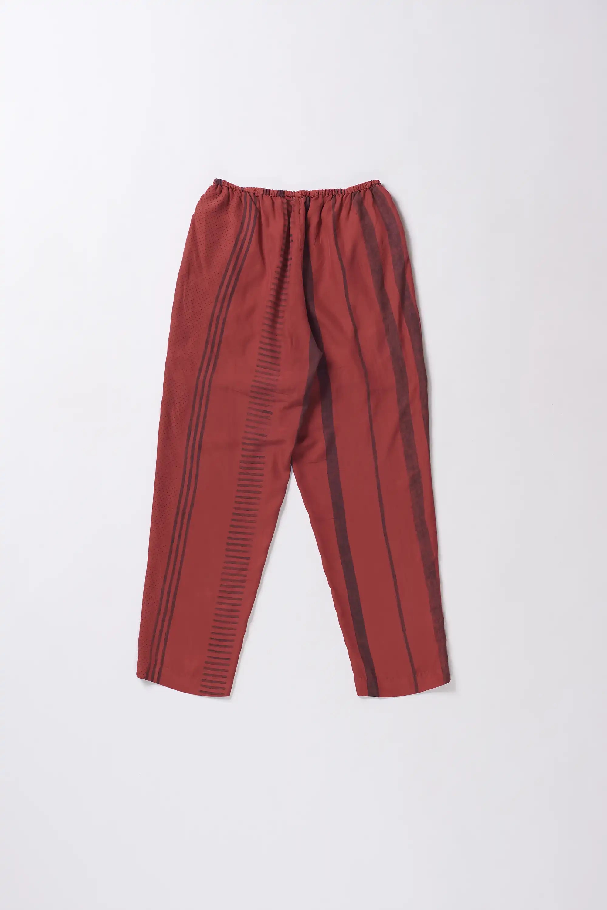 Crimson pink Silk Trouser