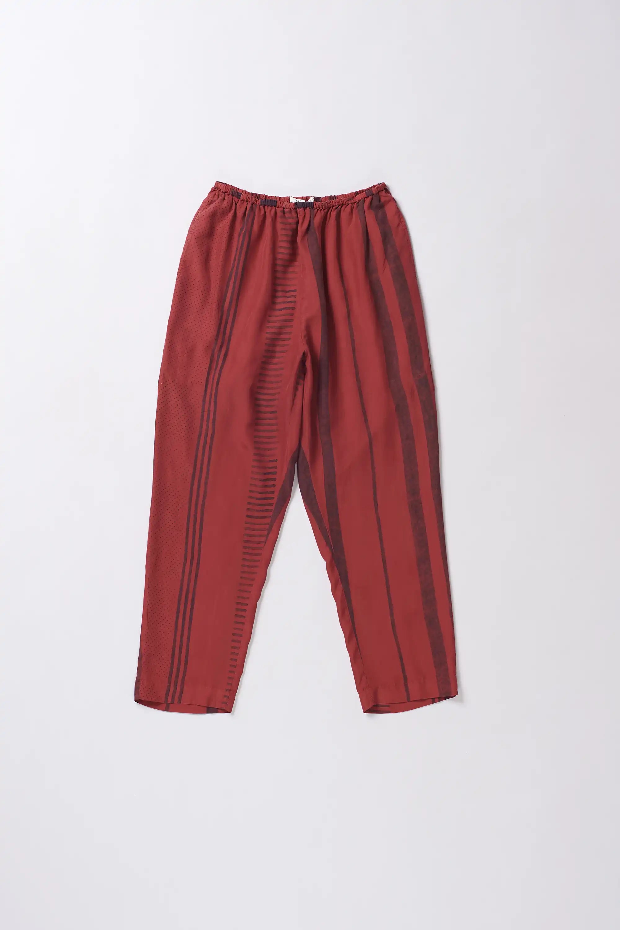Crimson pink Silk Trouser