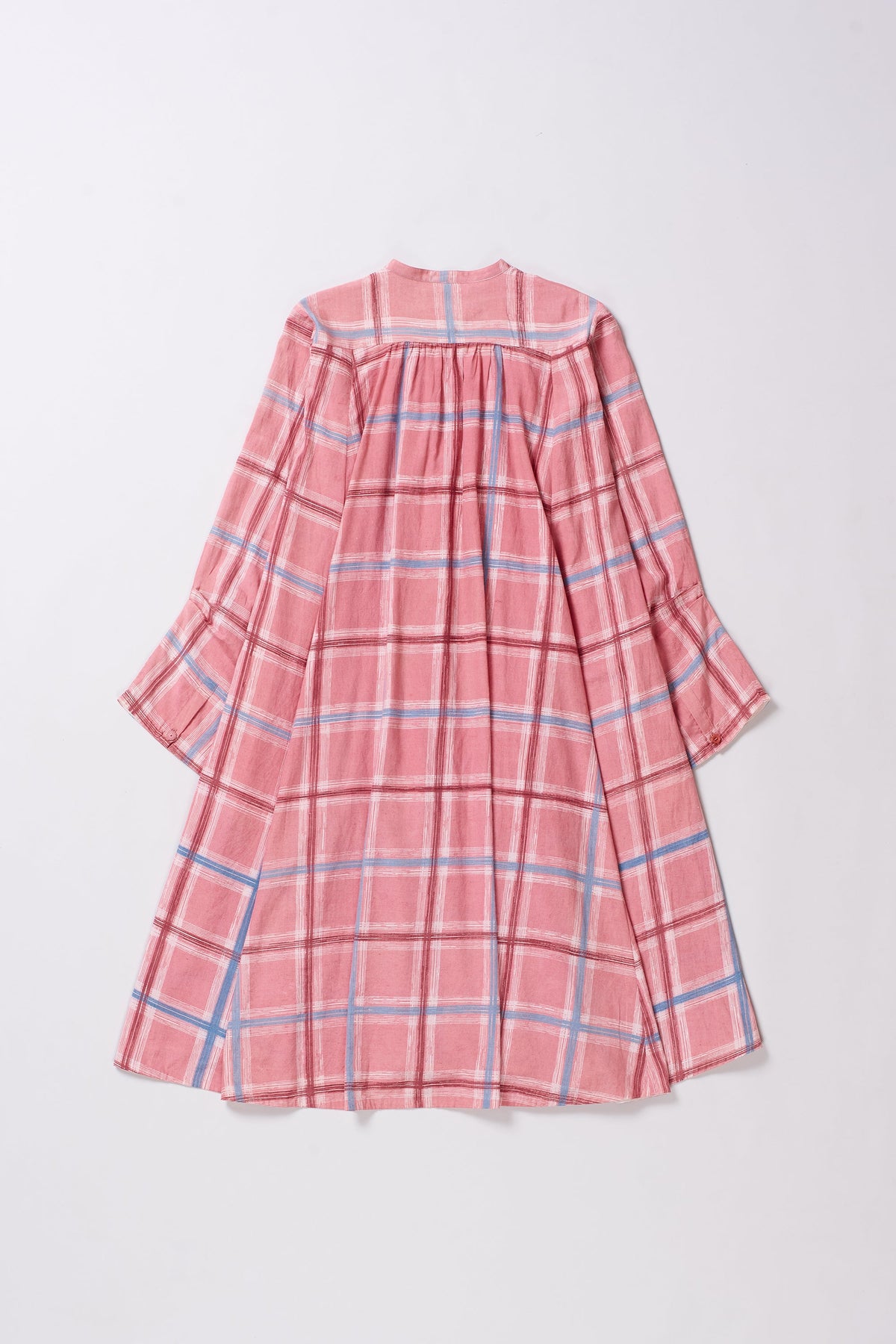 Chalk Pink Cotton Silk Women Dress