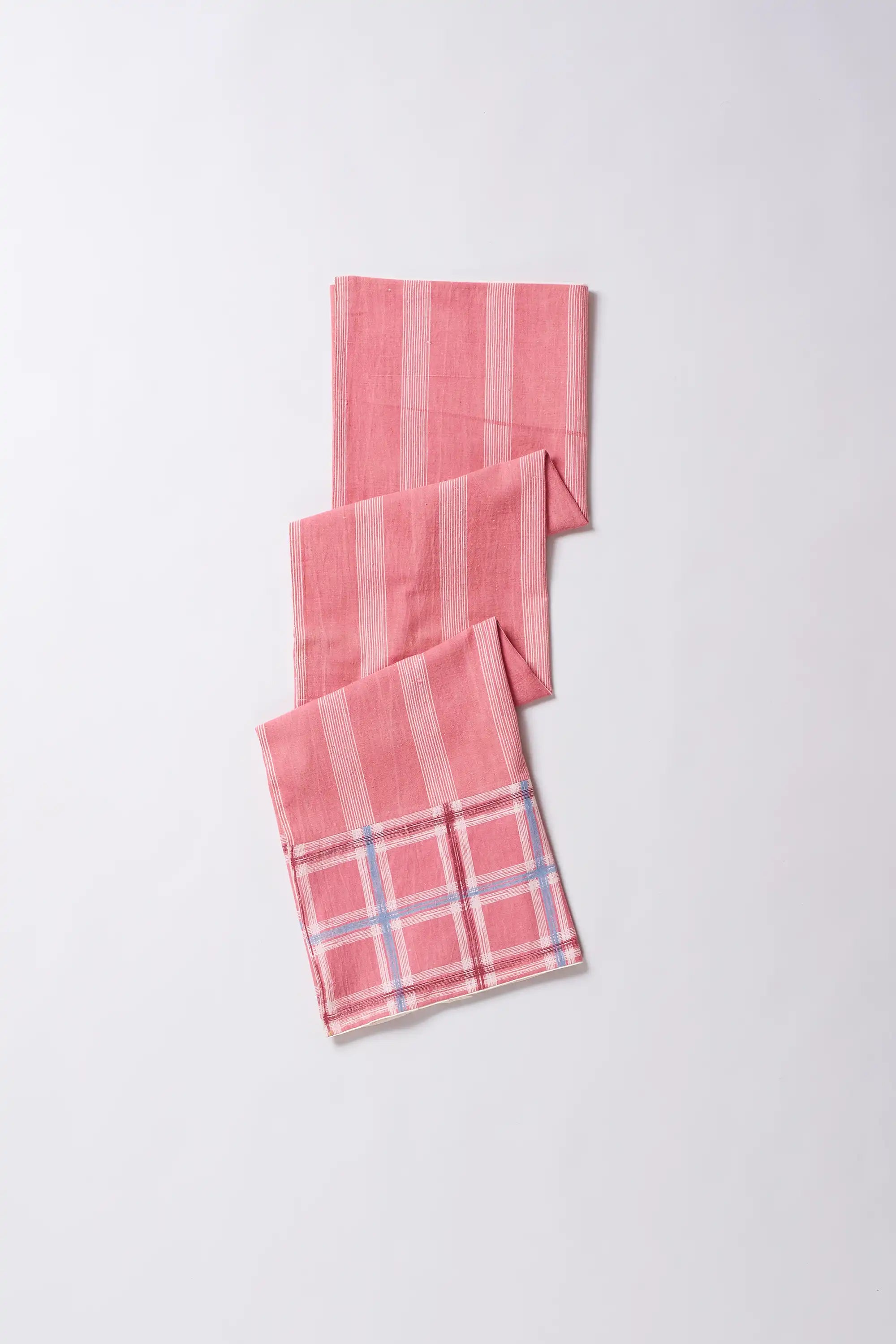 Multicolour Checked Cotton Scarf