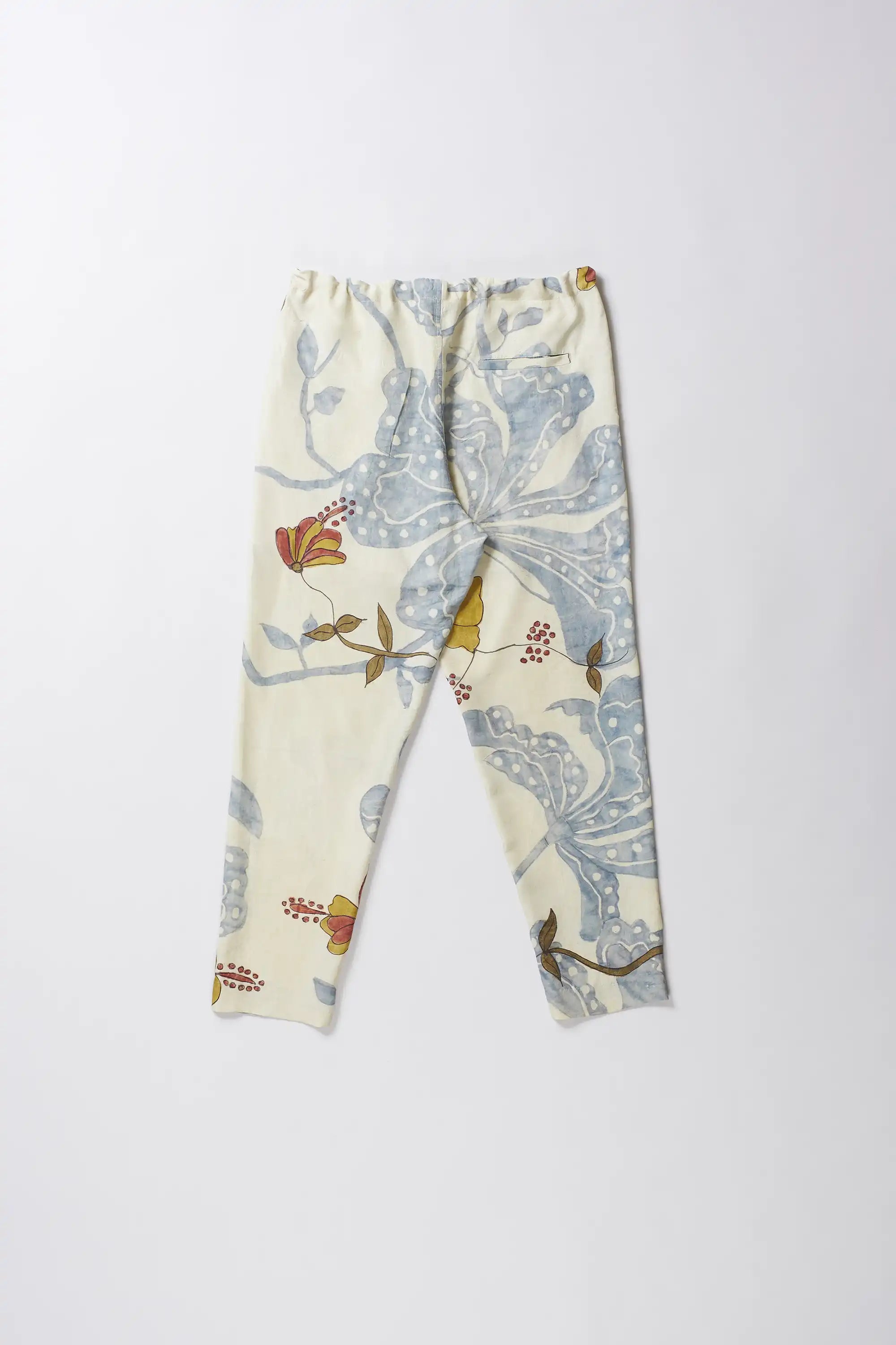 Whiskey Gold Hand Paint Silk Trouser