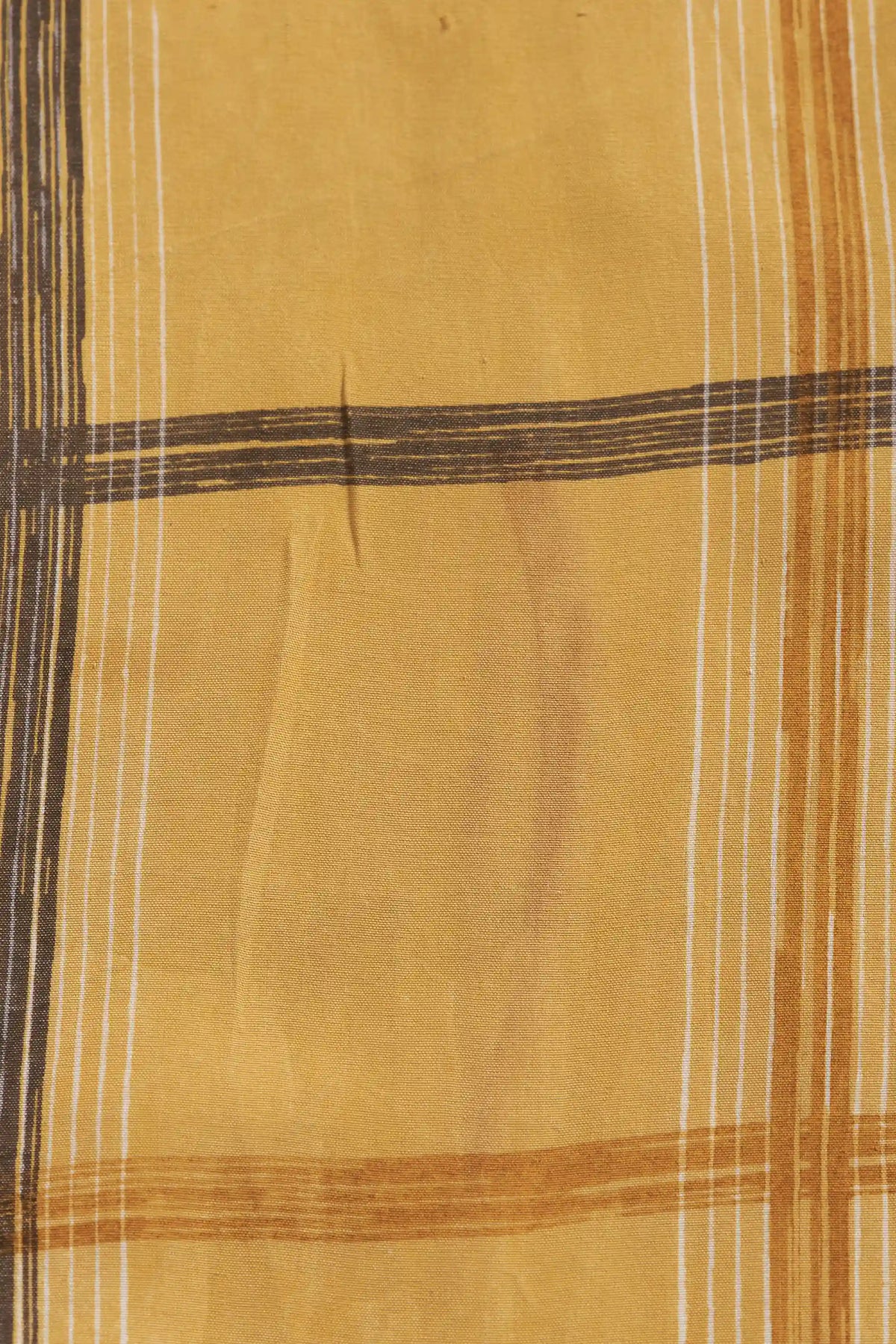 Checked Shirt in Mustard Yellow