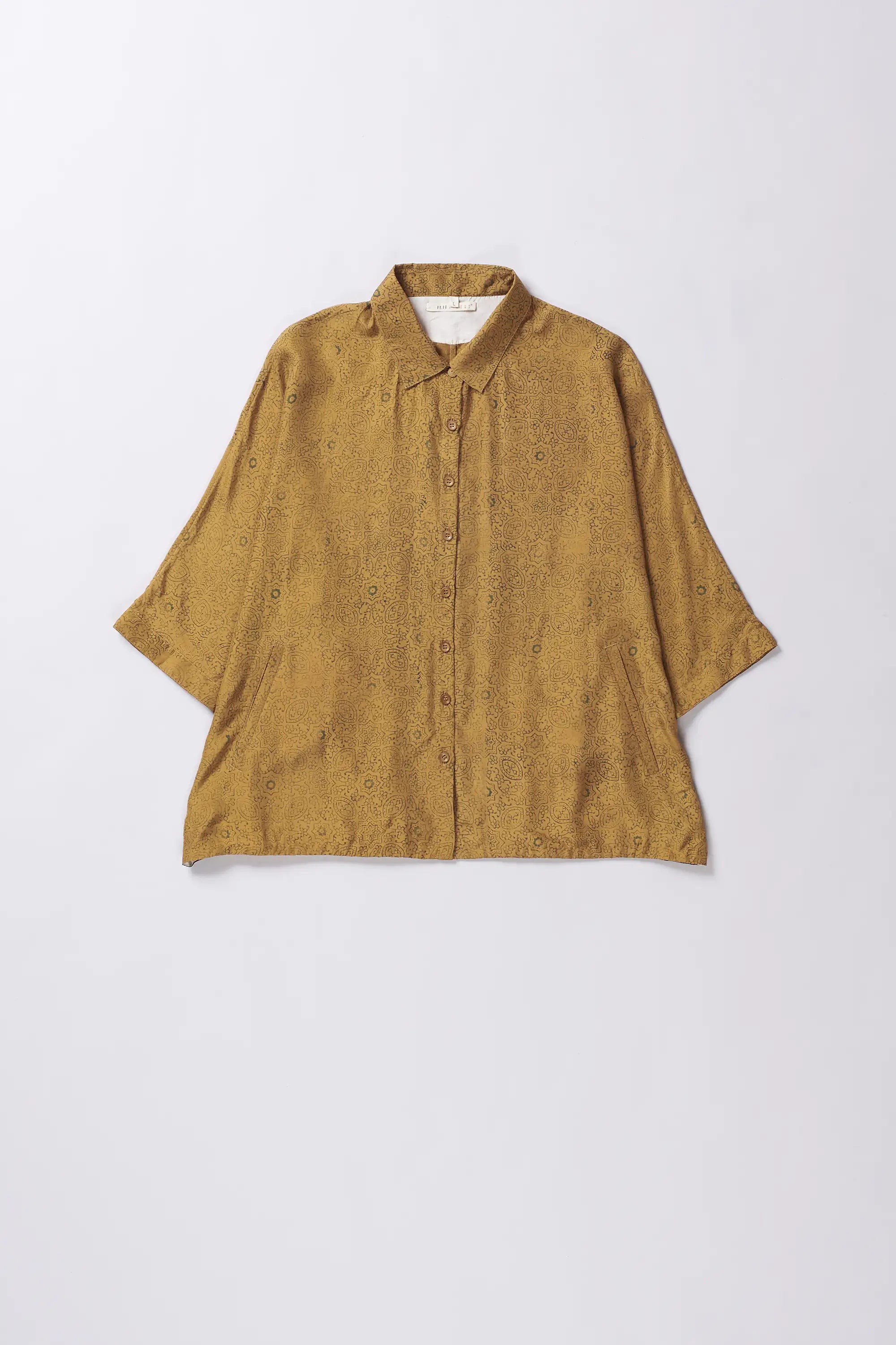 Mustard yellow Relaxed Fit Shirt