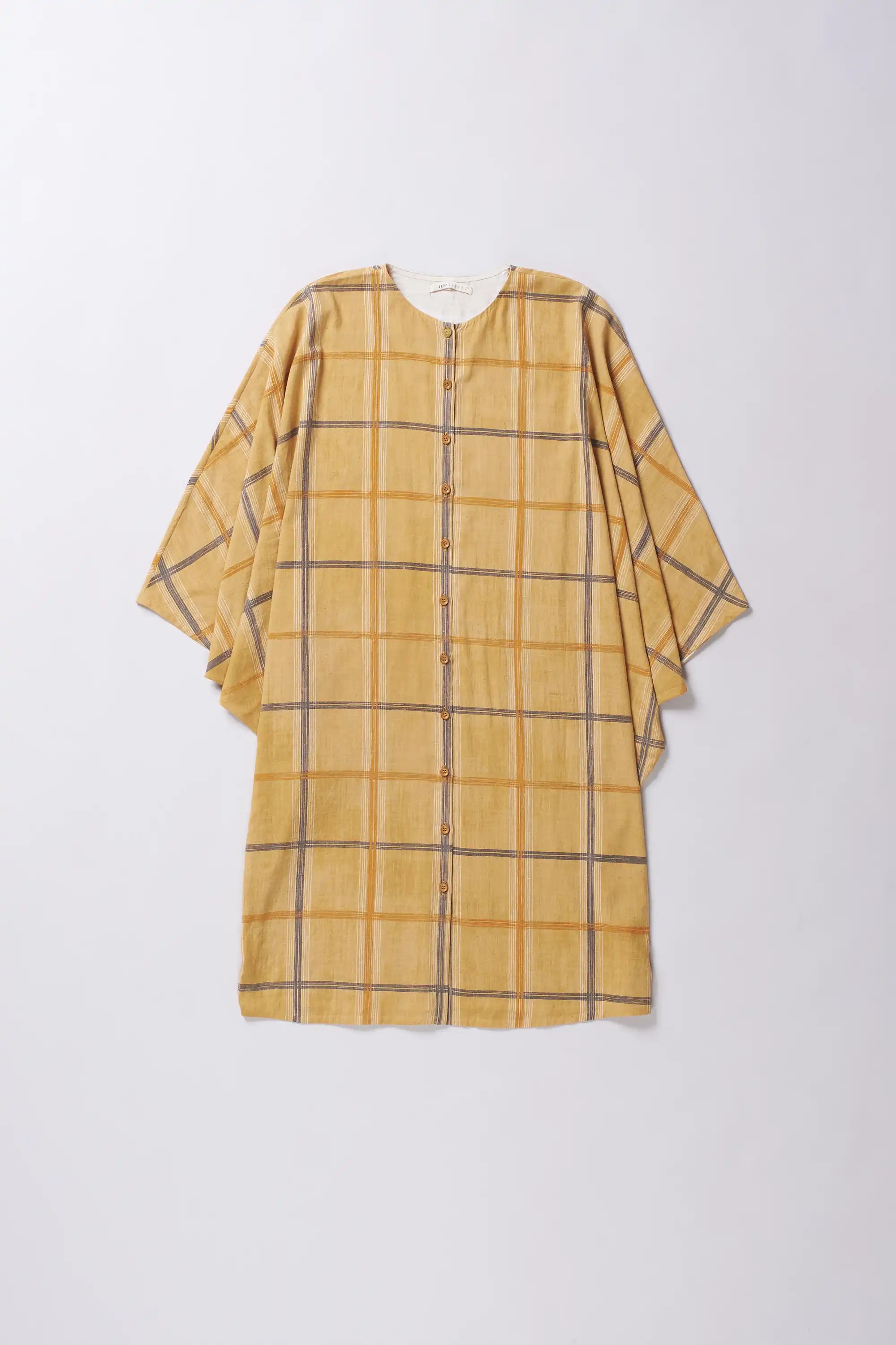 Mustard Yellow Cotton Women Dress