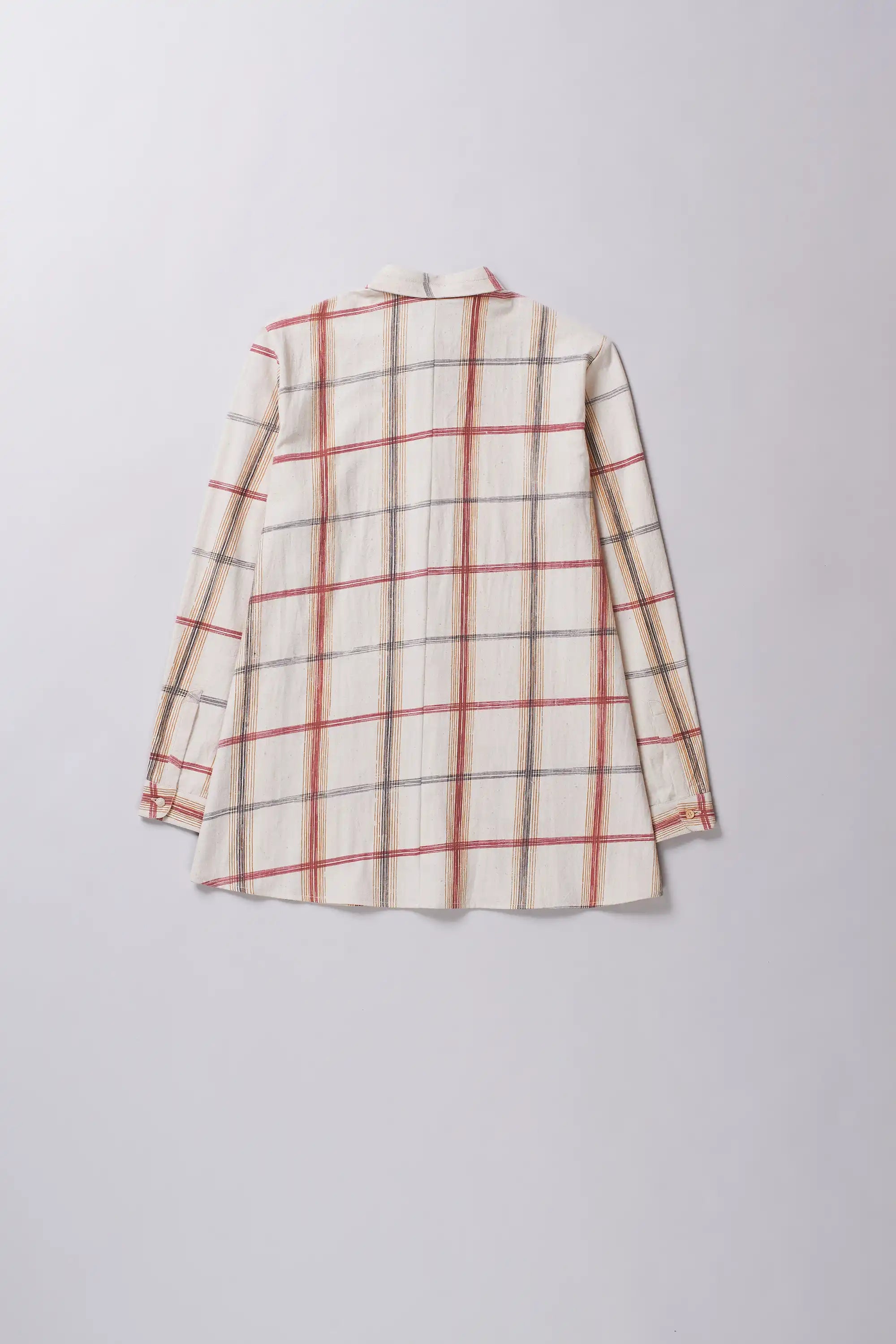 Concealed Placket Shirt In Ecru