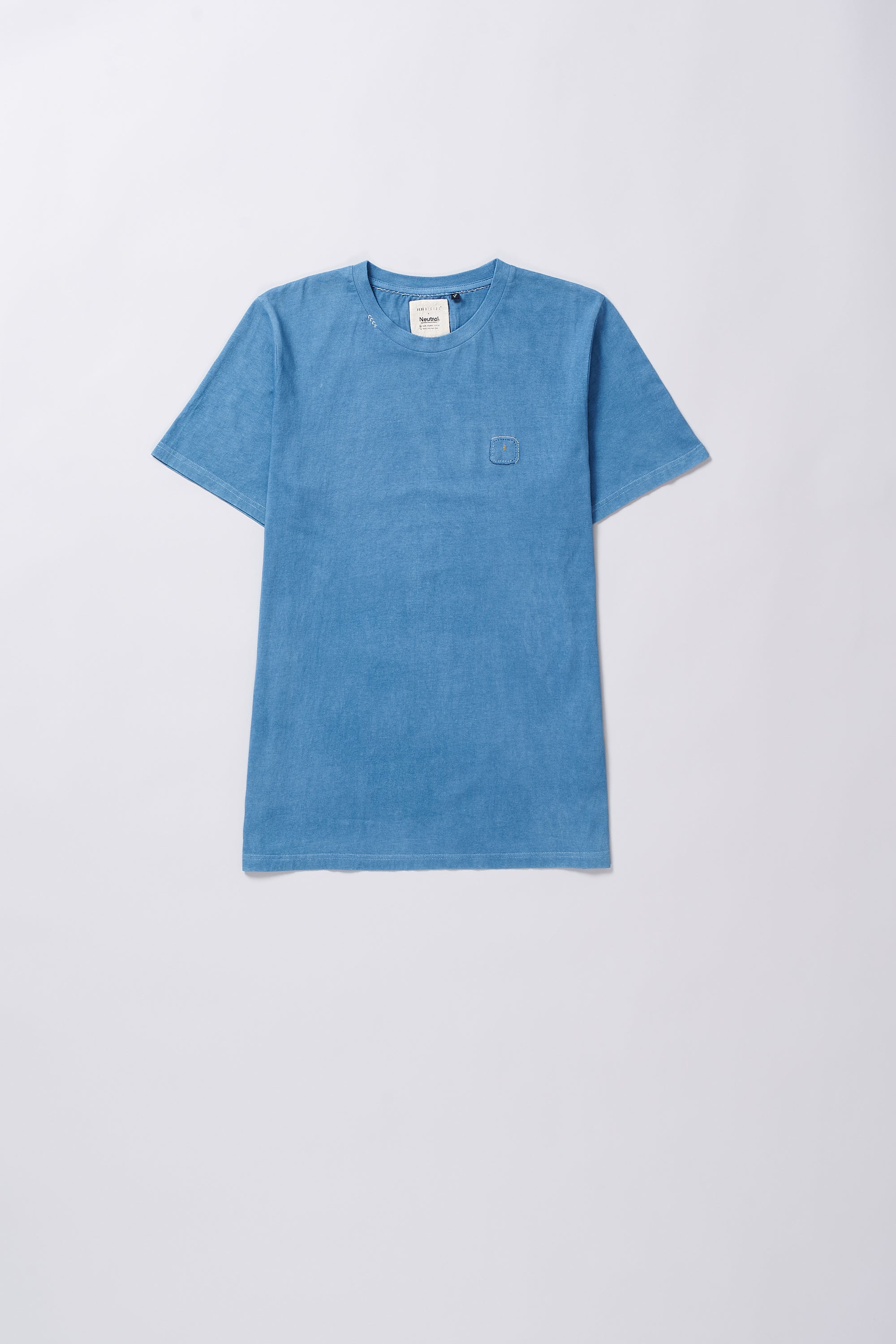 LIGHT INDIGO COTTON T-SHIRT