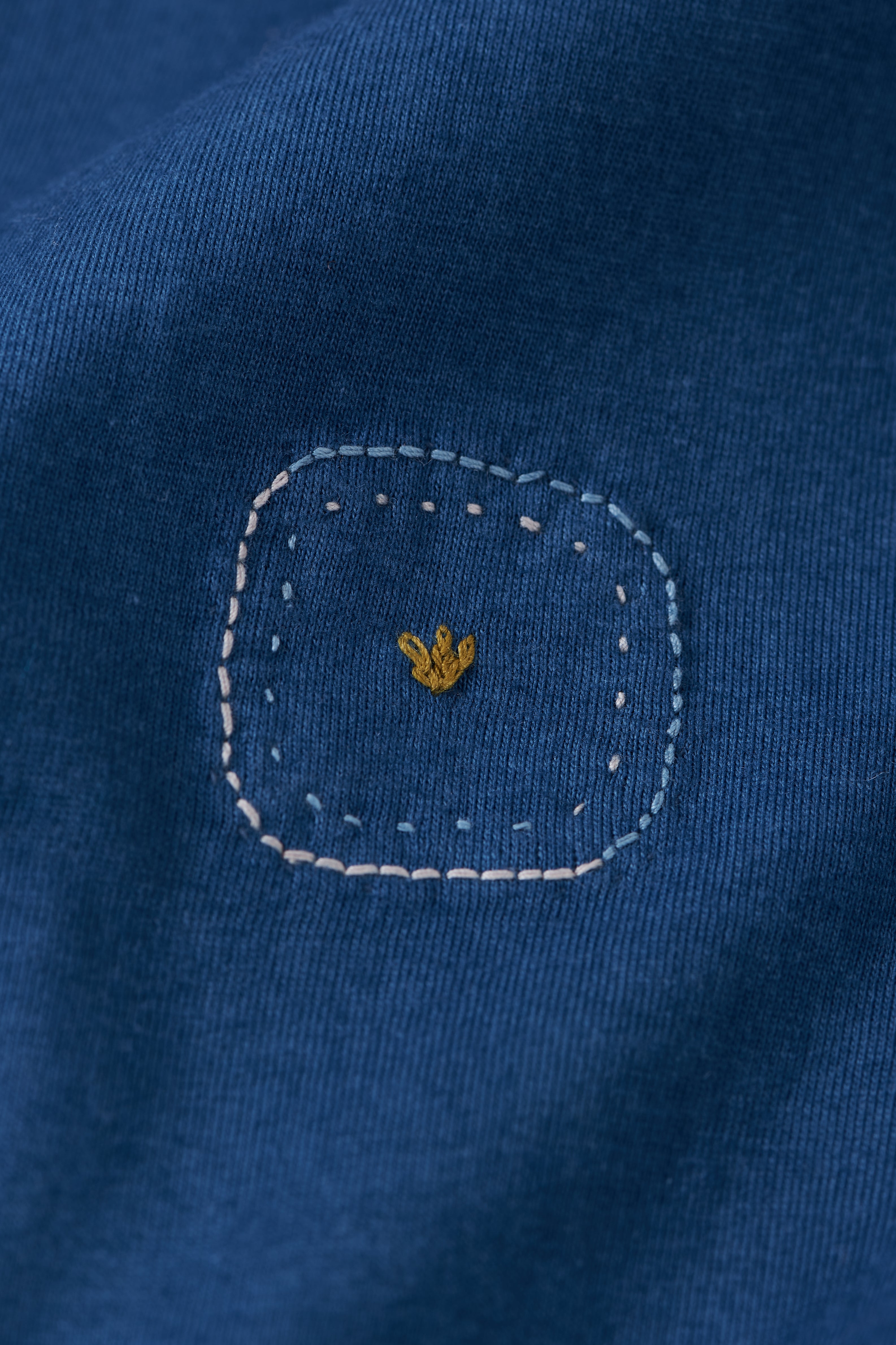 INDIGO COTTON T-SHIRT