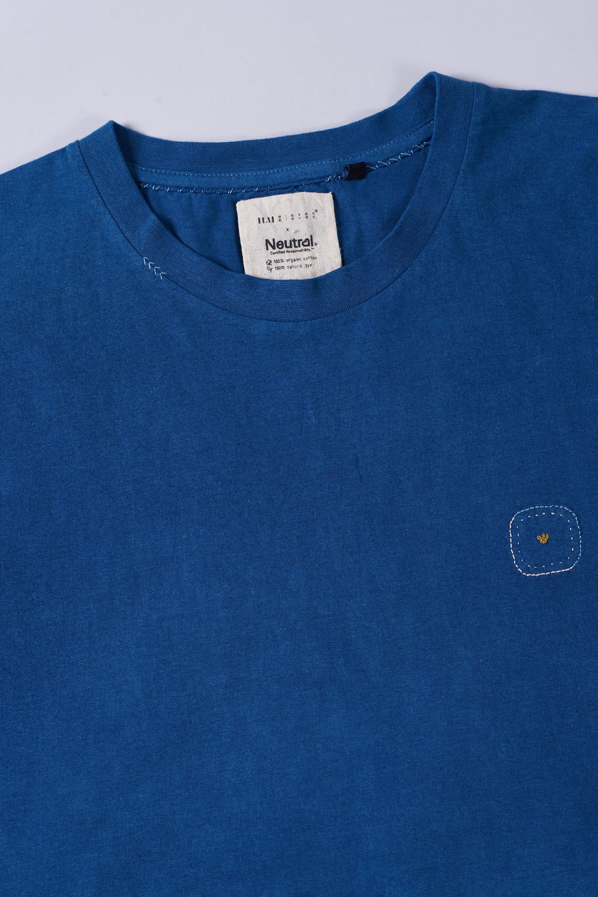 INDIGO COTTON T-SHIRT