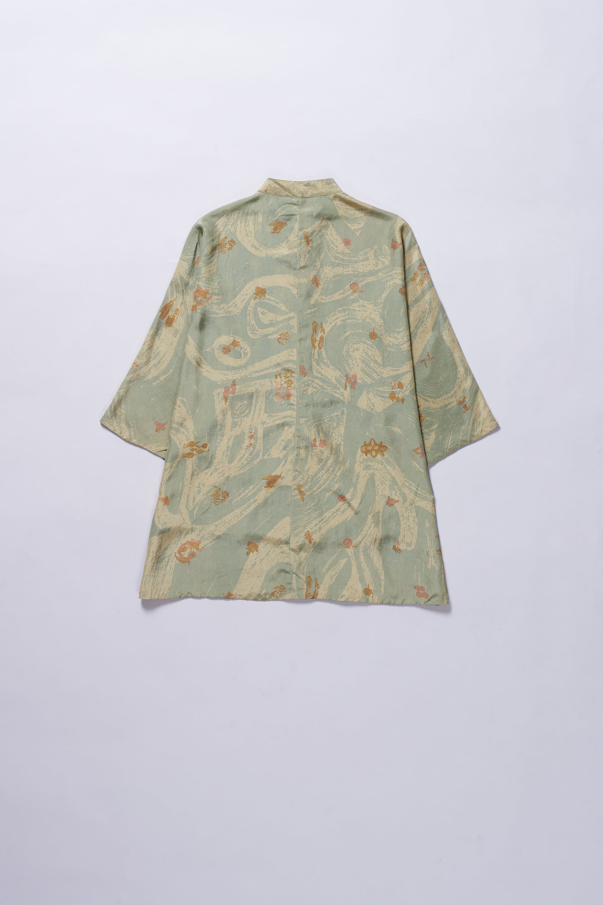 OCEAN BLUE SCREEN PRINT SHIRT