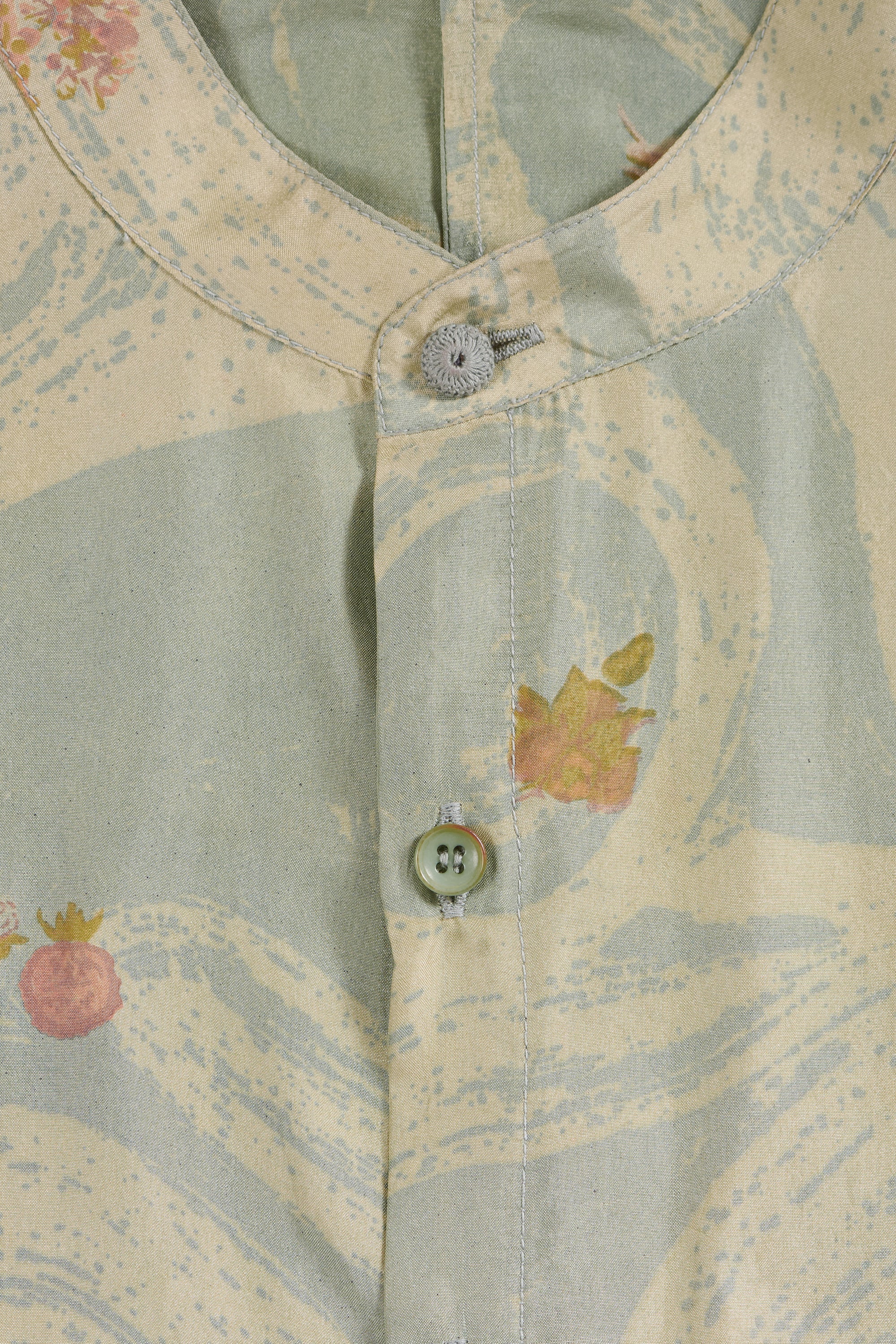 OCEAN BLUE SCREEN PRINT SHIRT