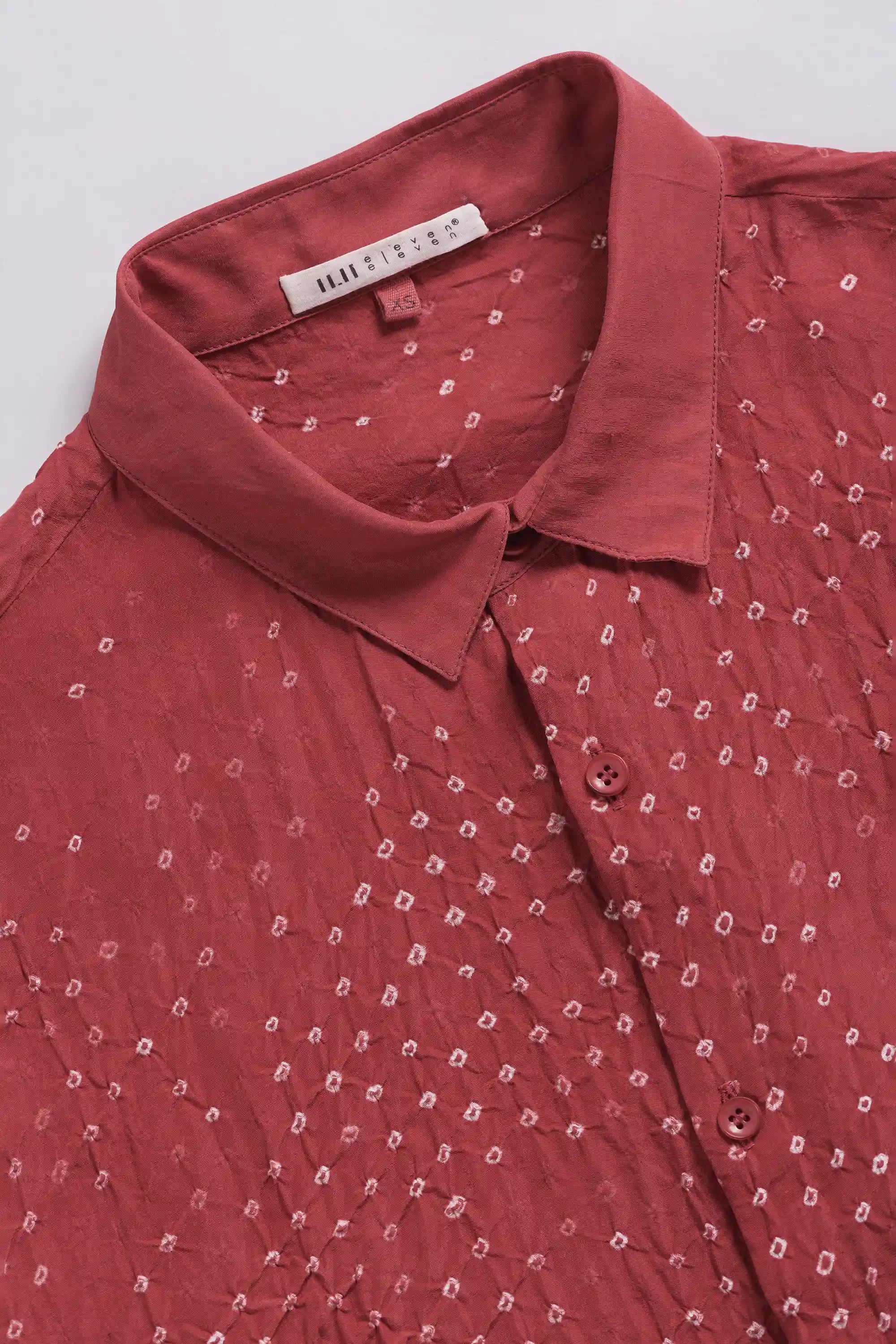 Red Bandhani Unisex Shirt