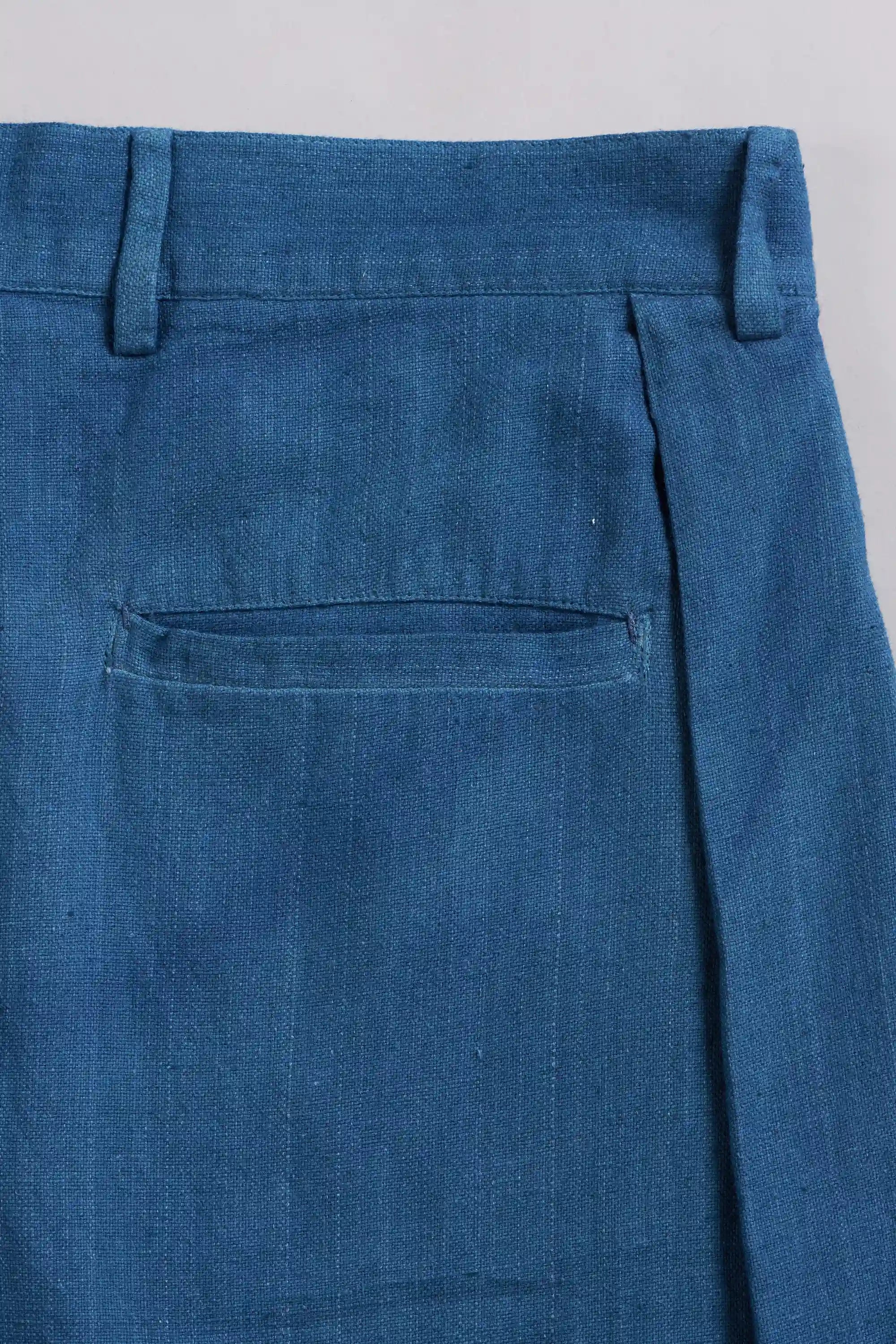 Back fabric closeup with pocket