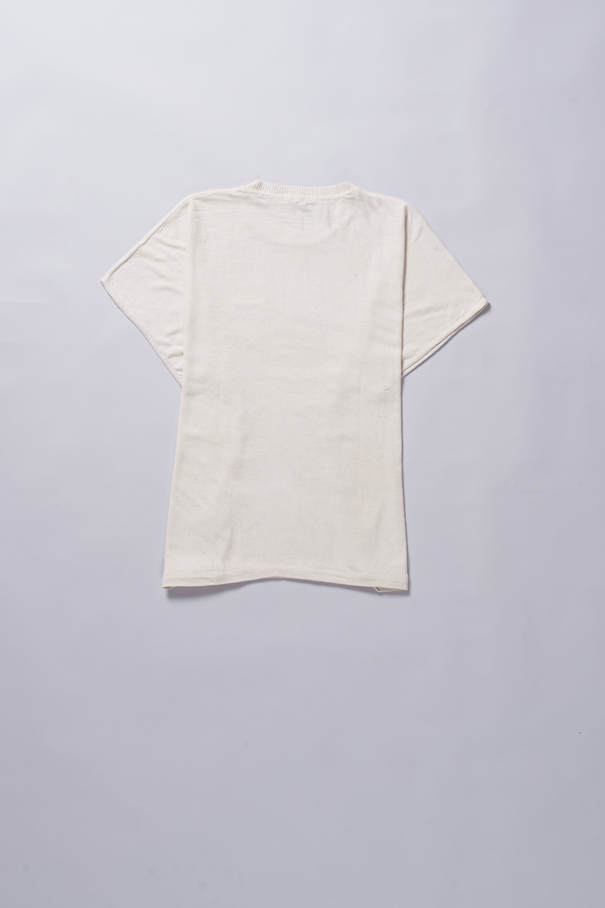UNDYED COTTON KNITTED T-SHIRT