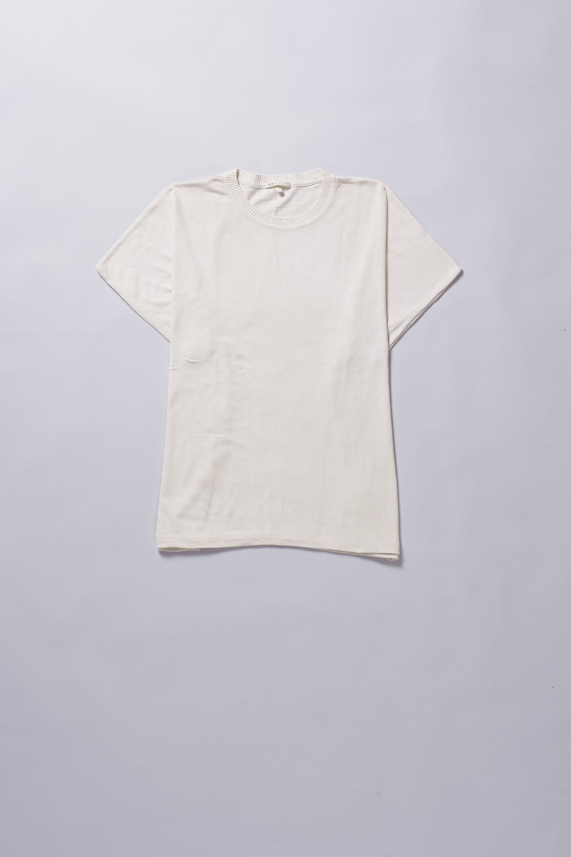 UNDYED COTTON KNITTED T-SHIRT
