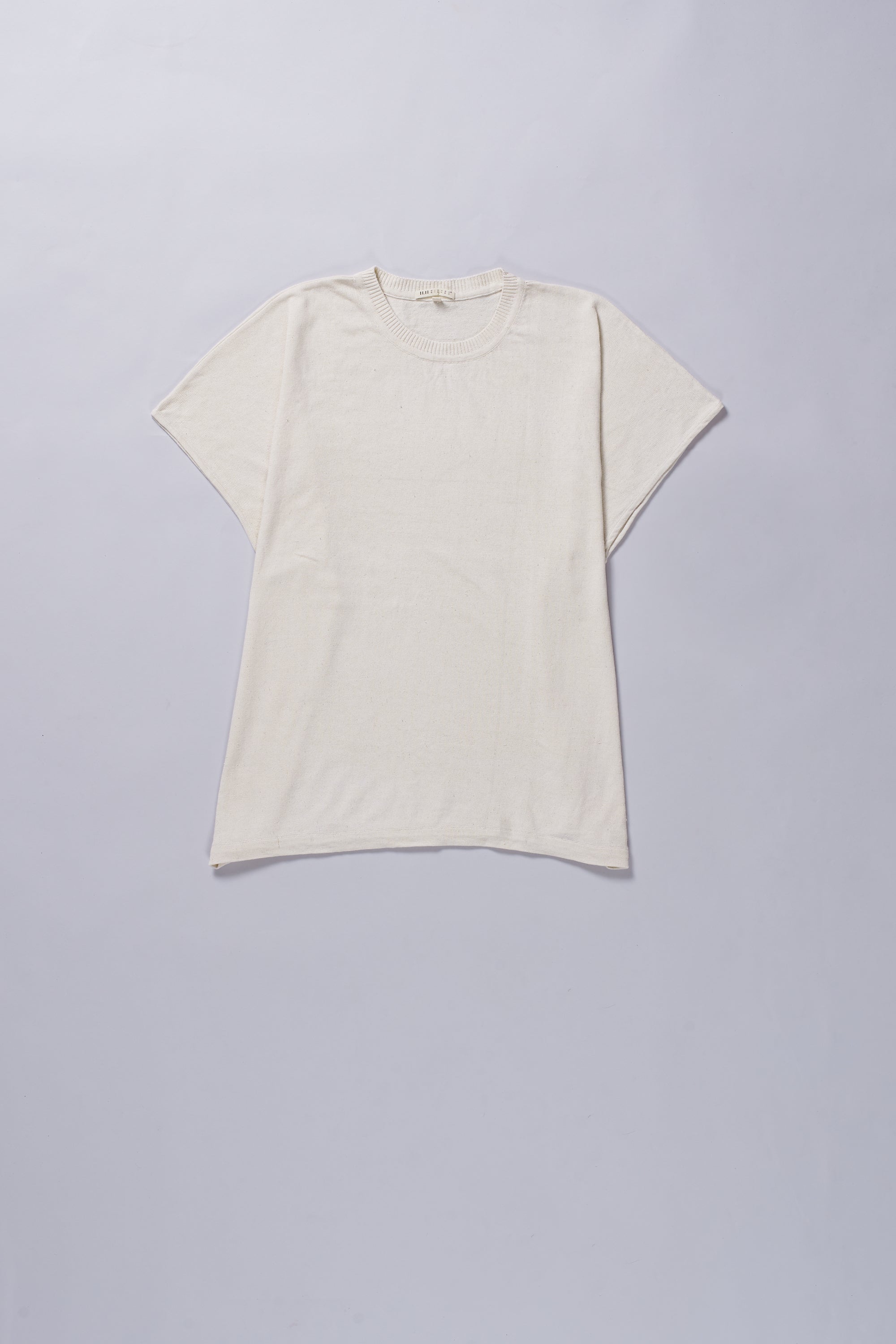 UNDYED COTTON KNITTED T-SHIRT