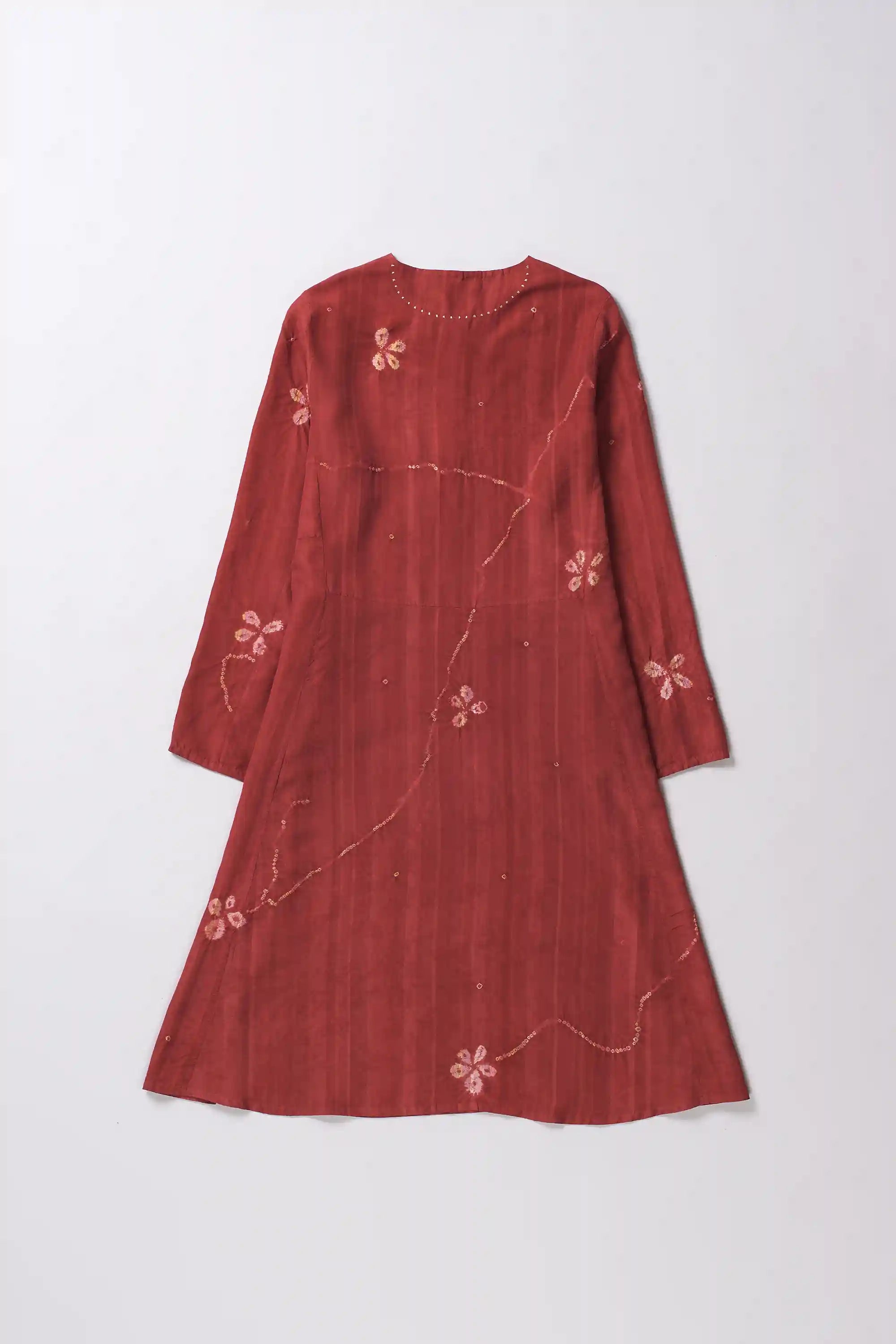 Red Bandhani Women Dress