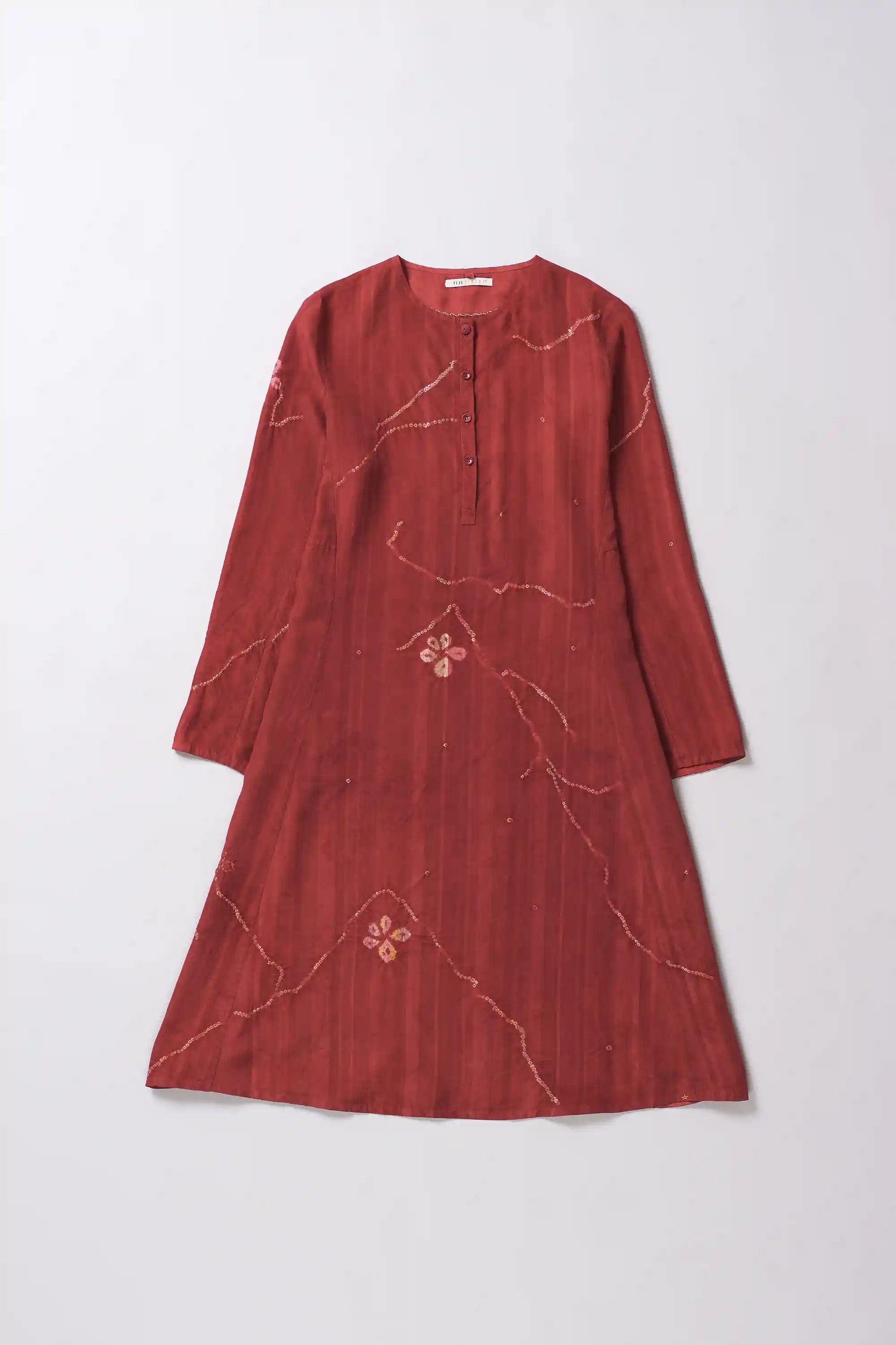 Red Bandhani Women Dress