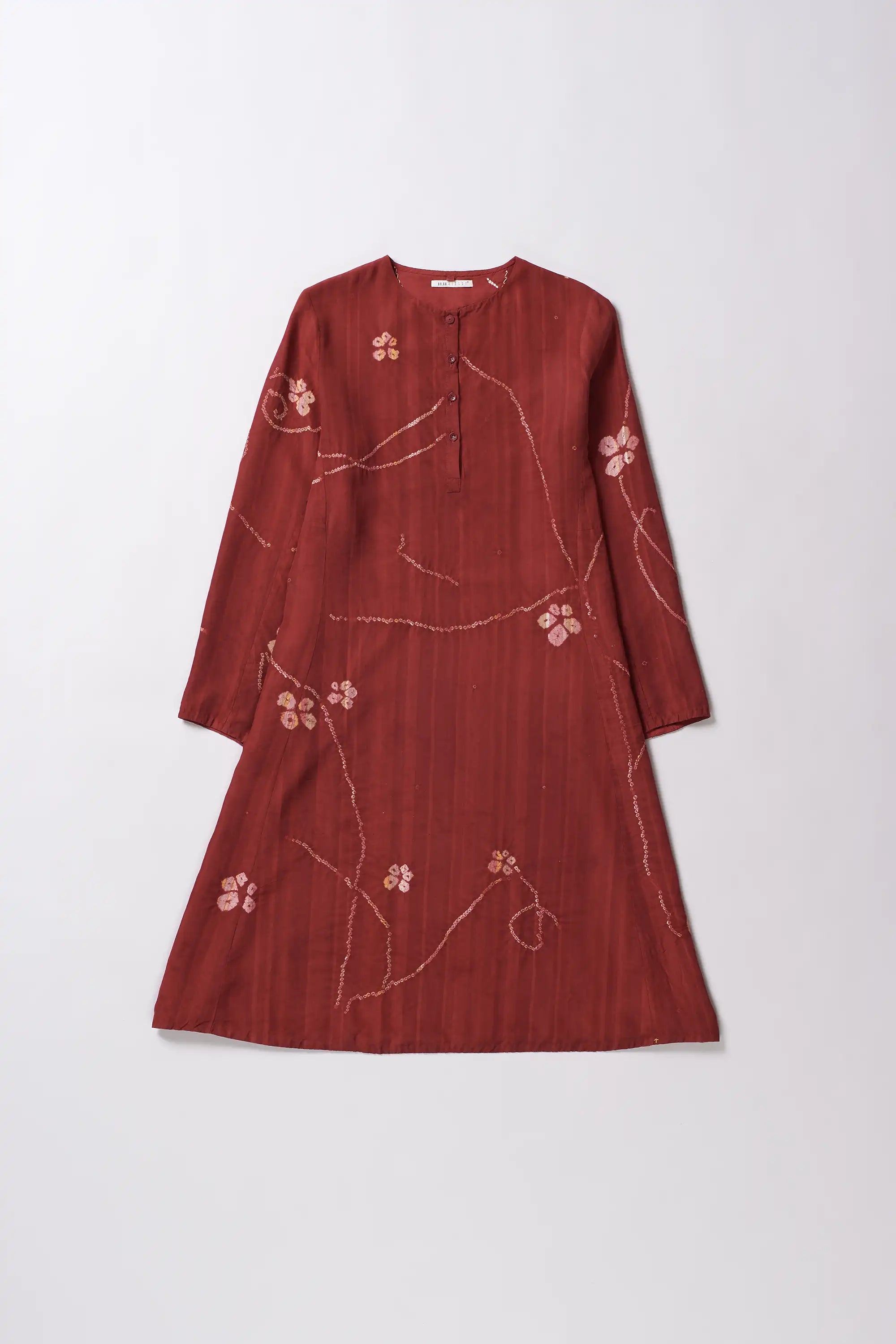 Red Bandhani Women Dress