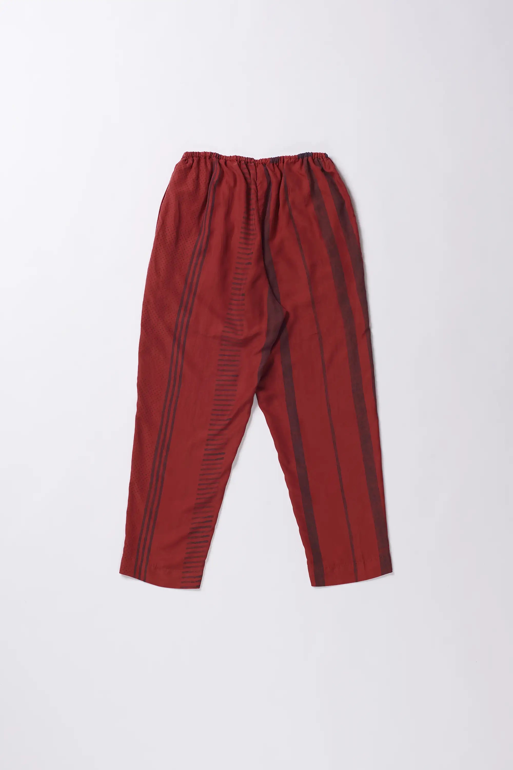 Crimson pink Silk Trouser