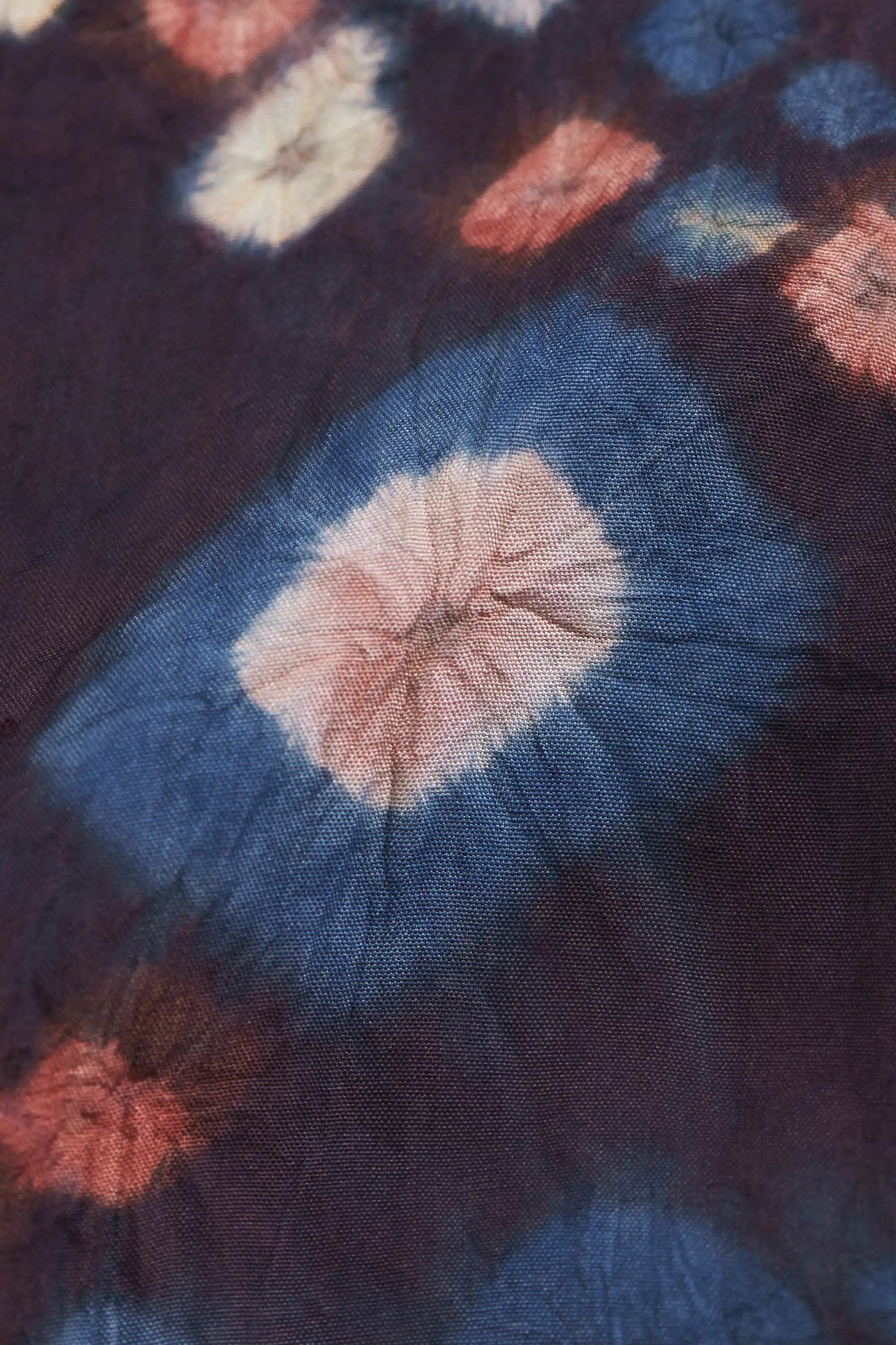 Multi Color Bandhani Shirt Silk