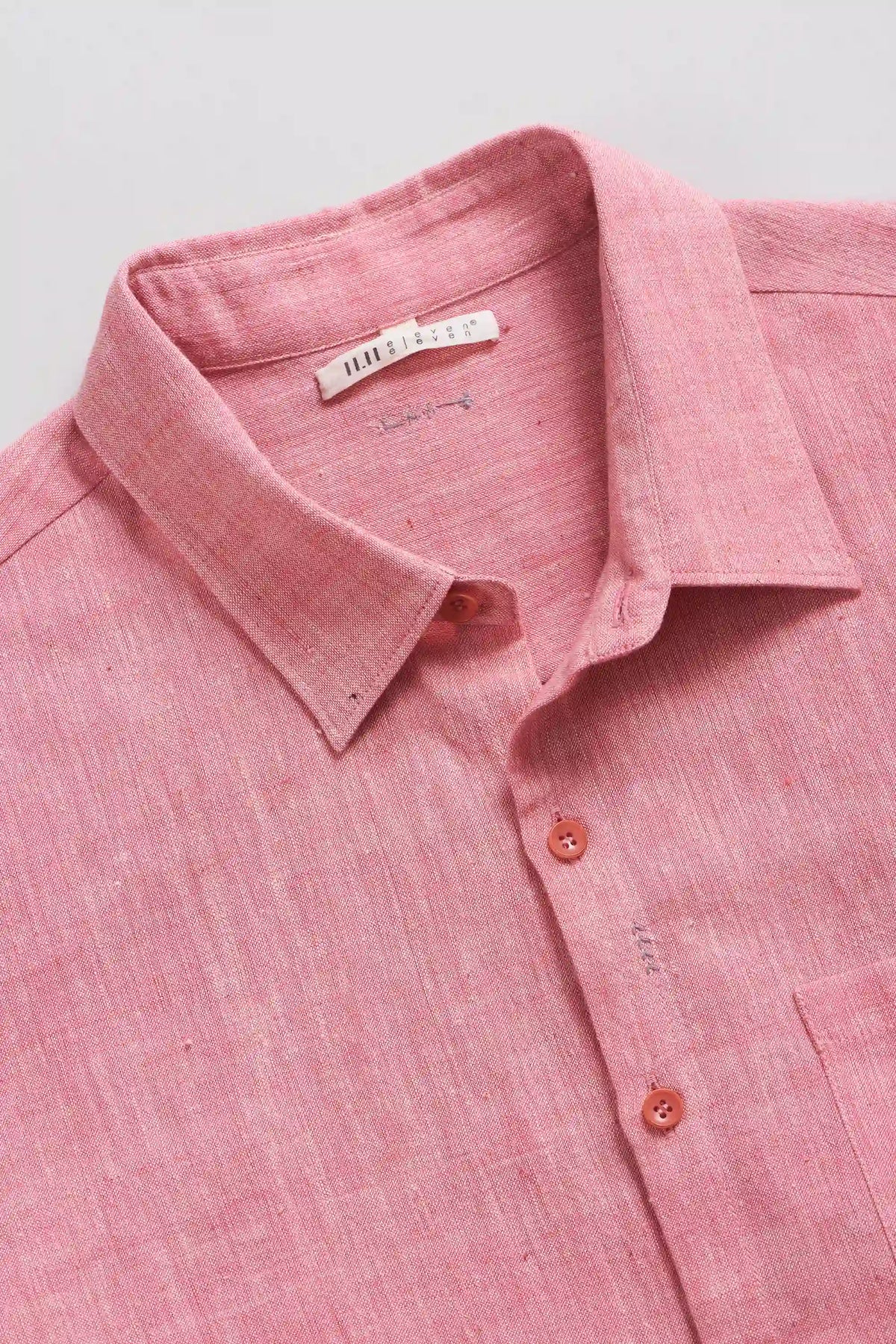 Cotton Shirt in Chalk Pink