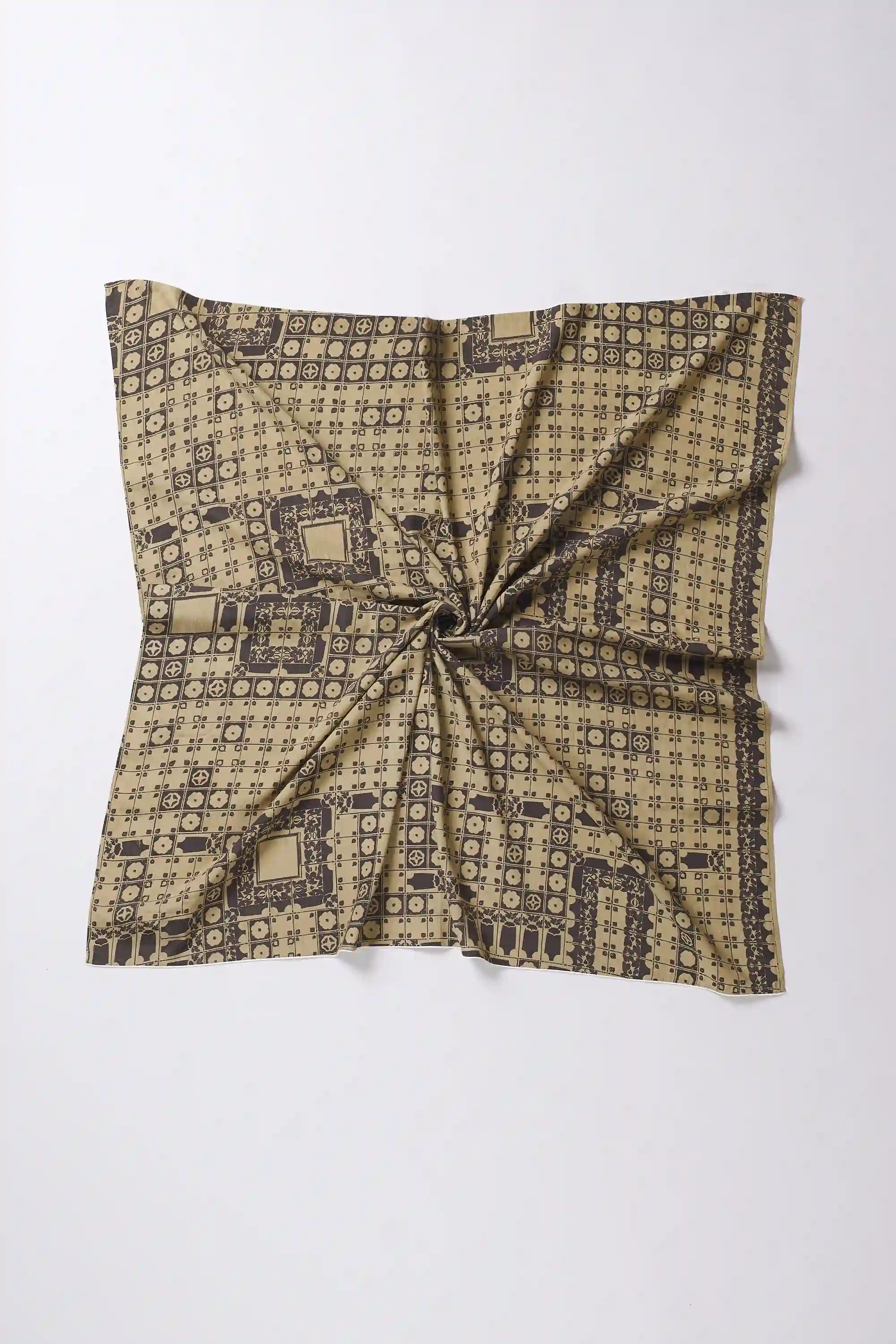 Chettinad Inspired Cotton Silk Scarf