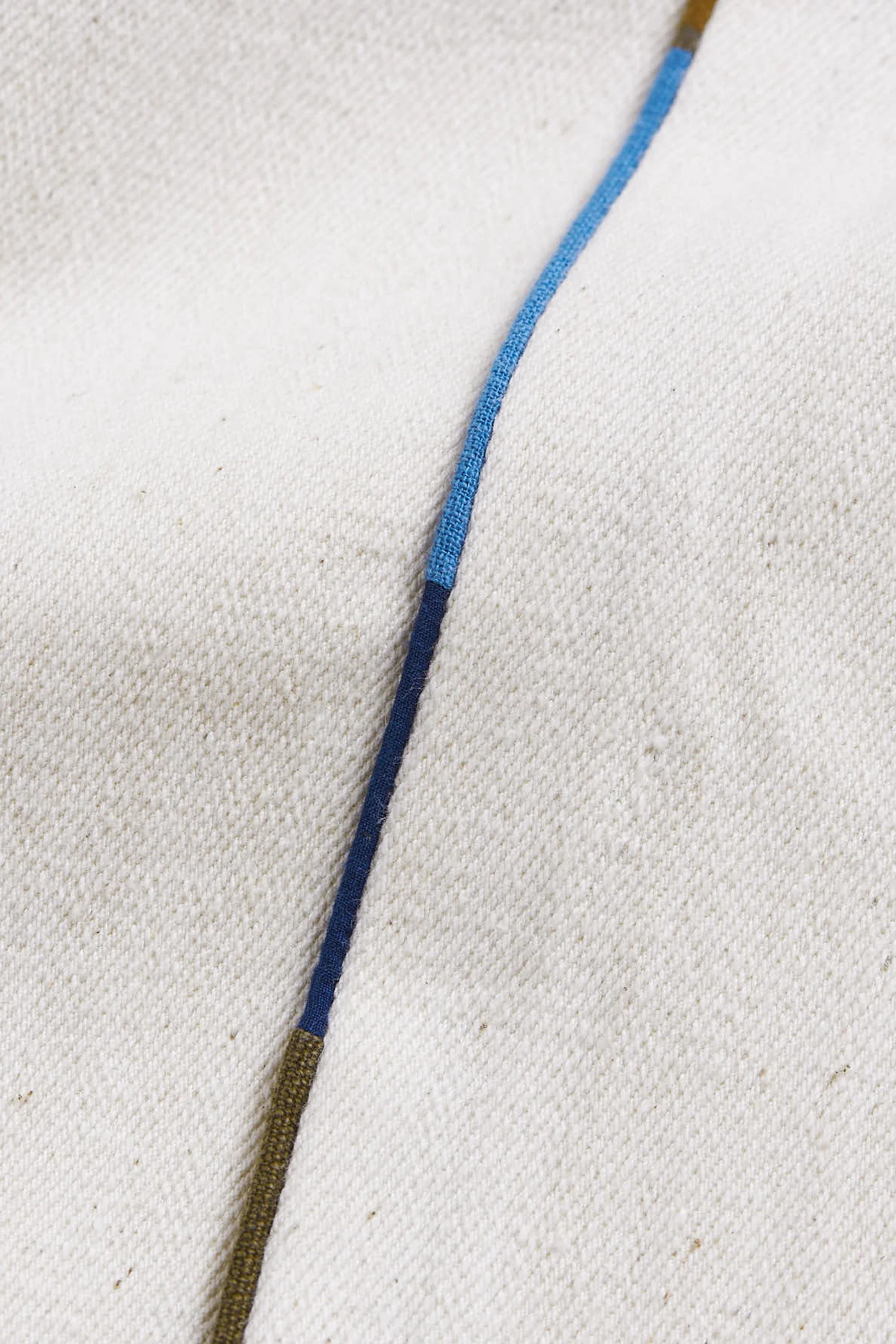 Ecru Tapered Trousers with Drawstring