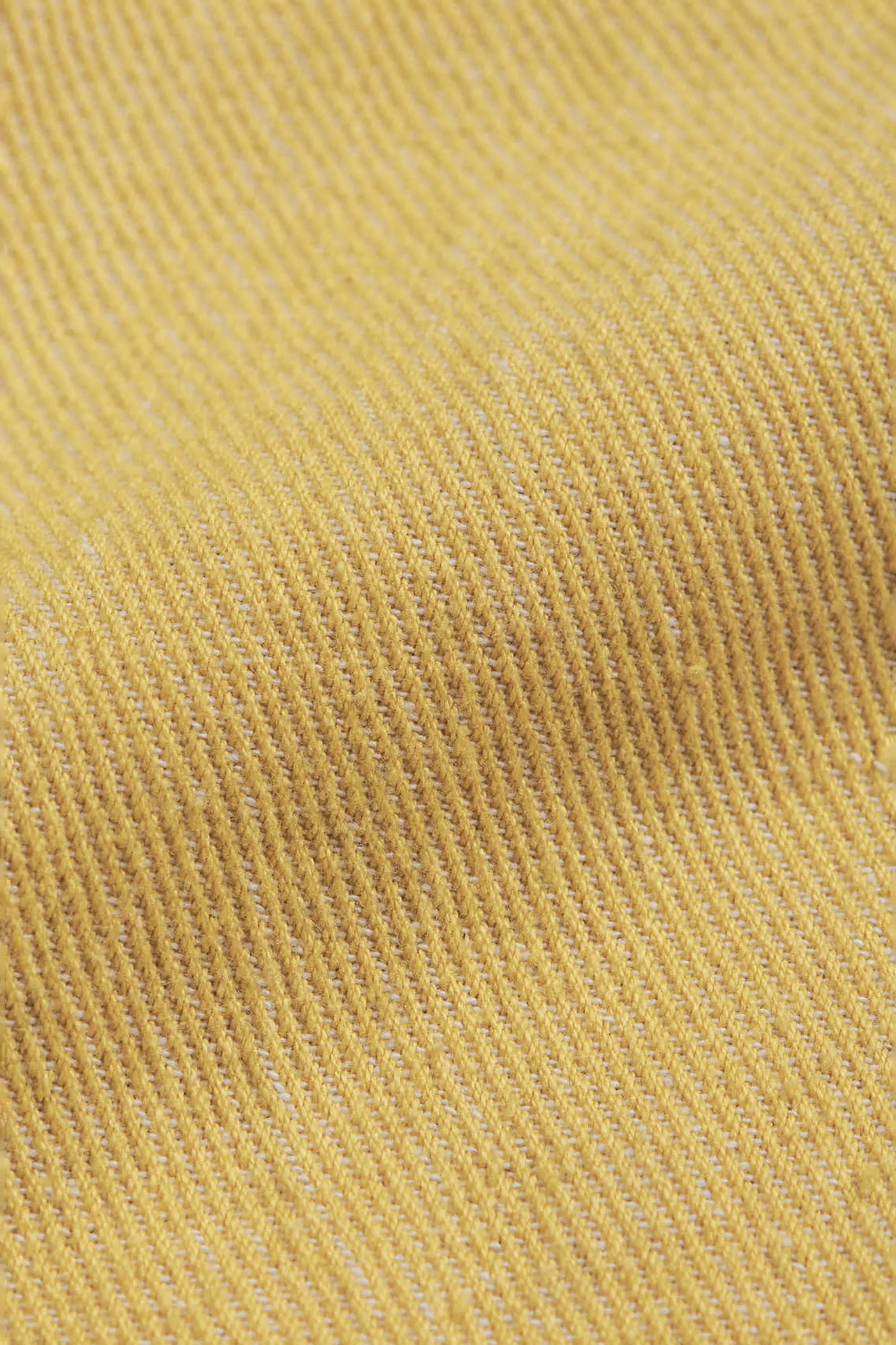 Close-up of yellow fabric 