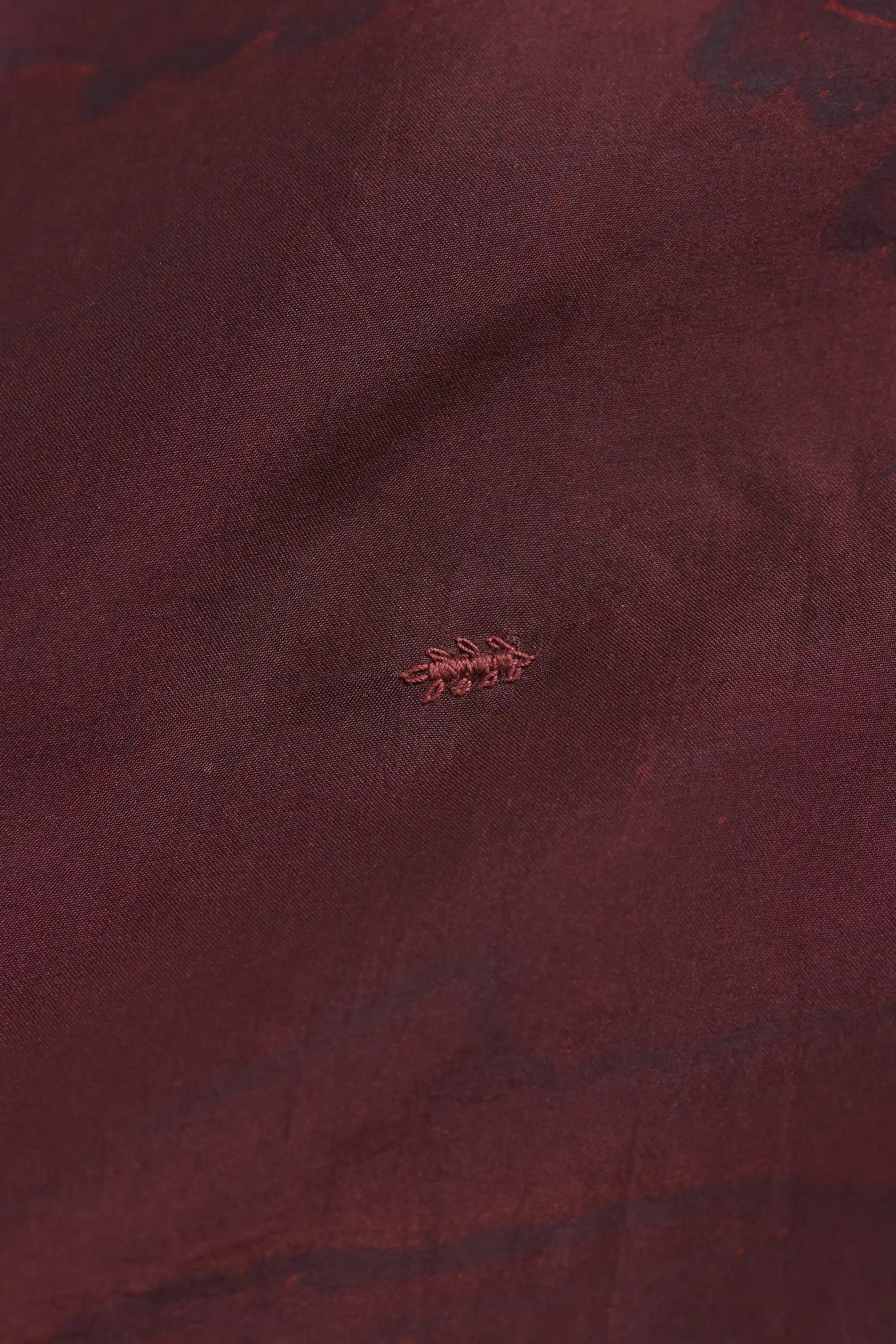 Silk Shirt in Red