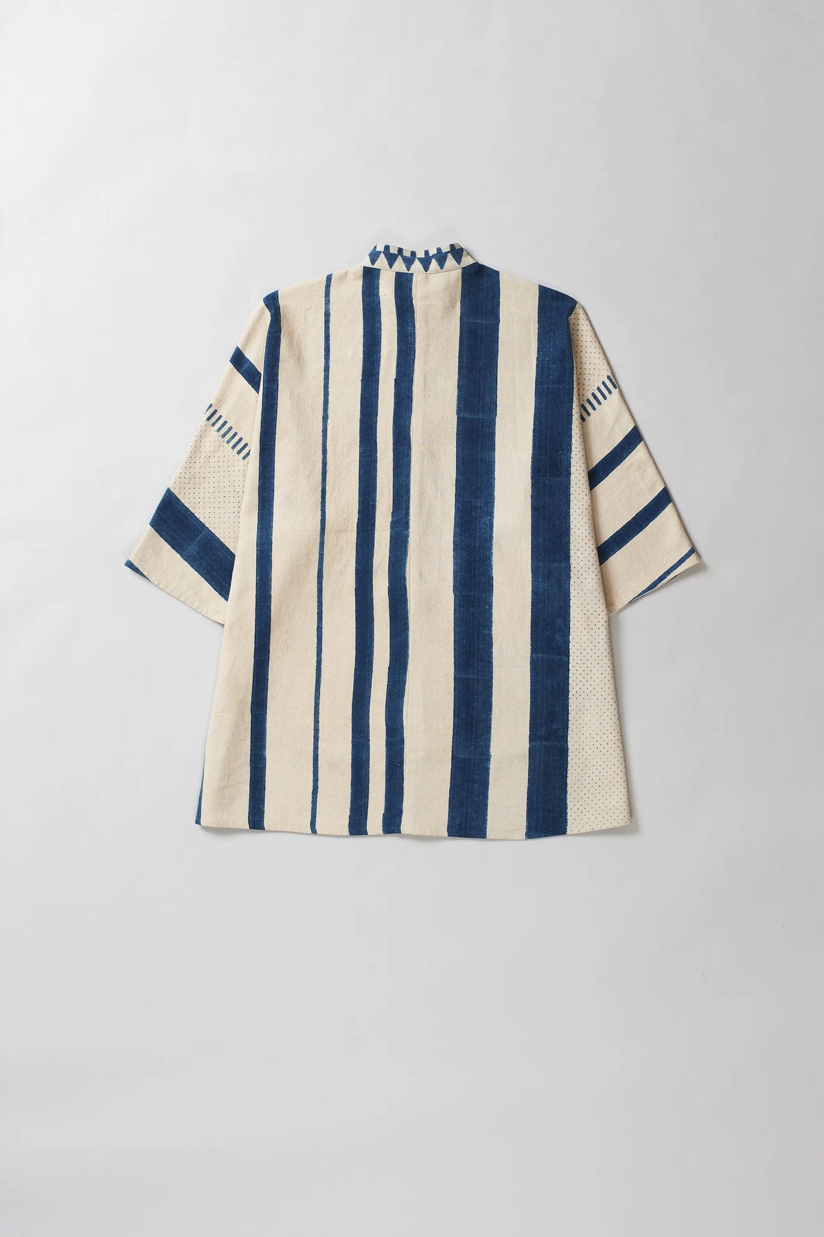 Off-White Block Printed Fine Cotton Shirt