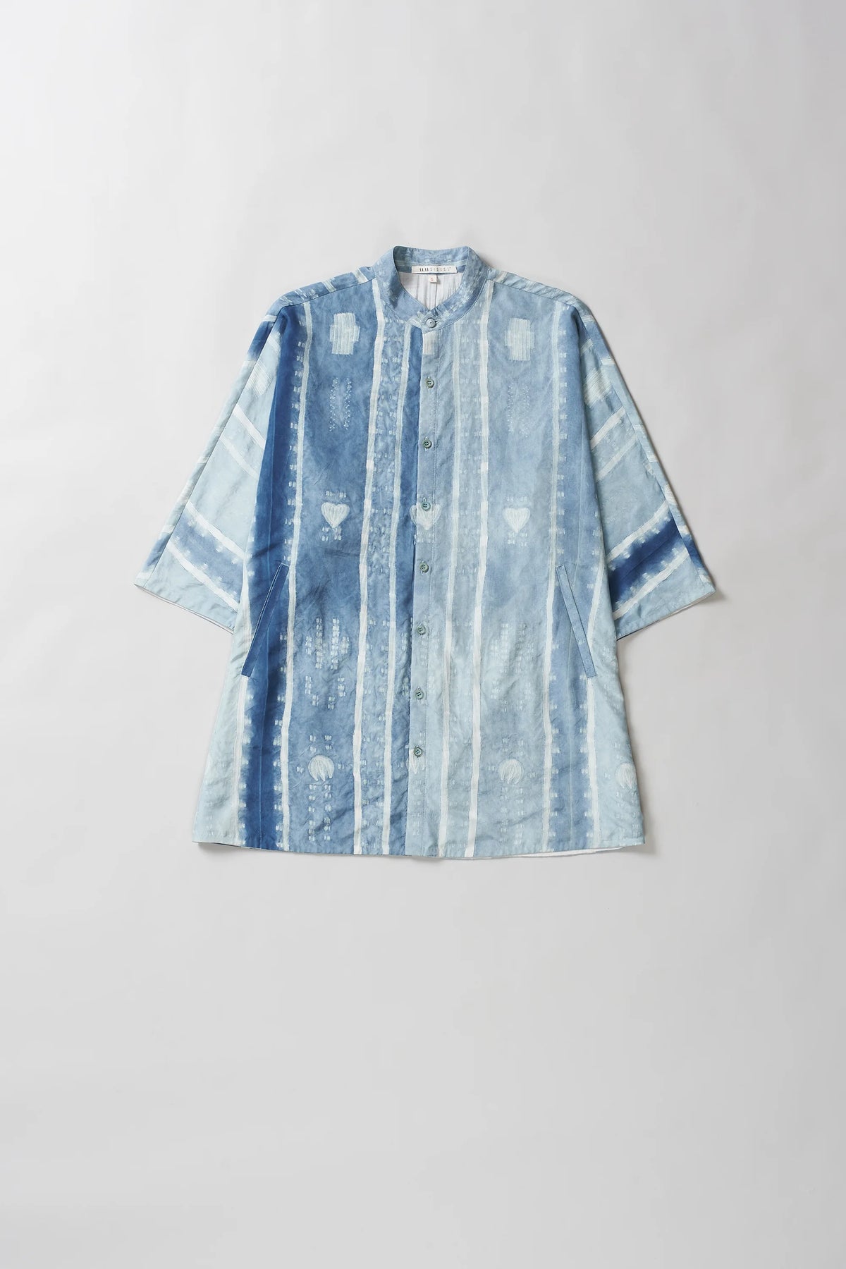 Medium Indigo Shibori Macca Shirt