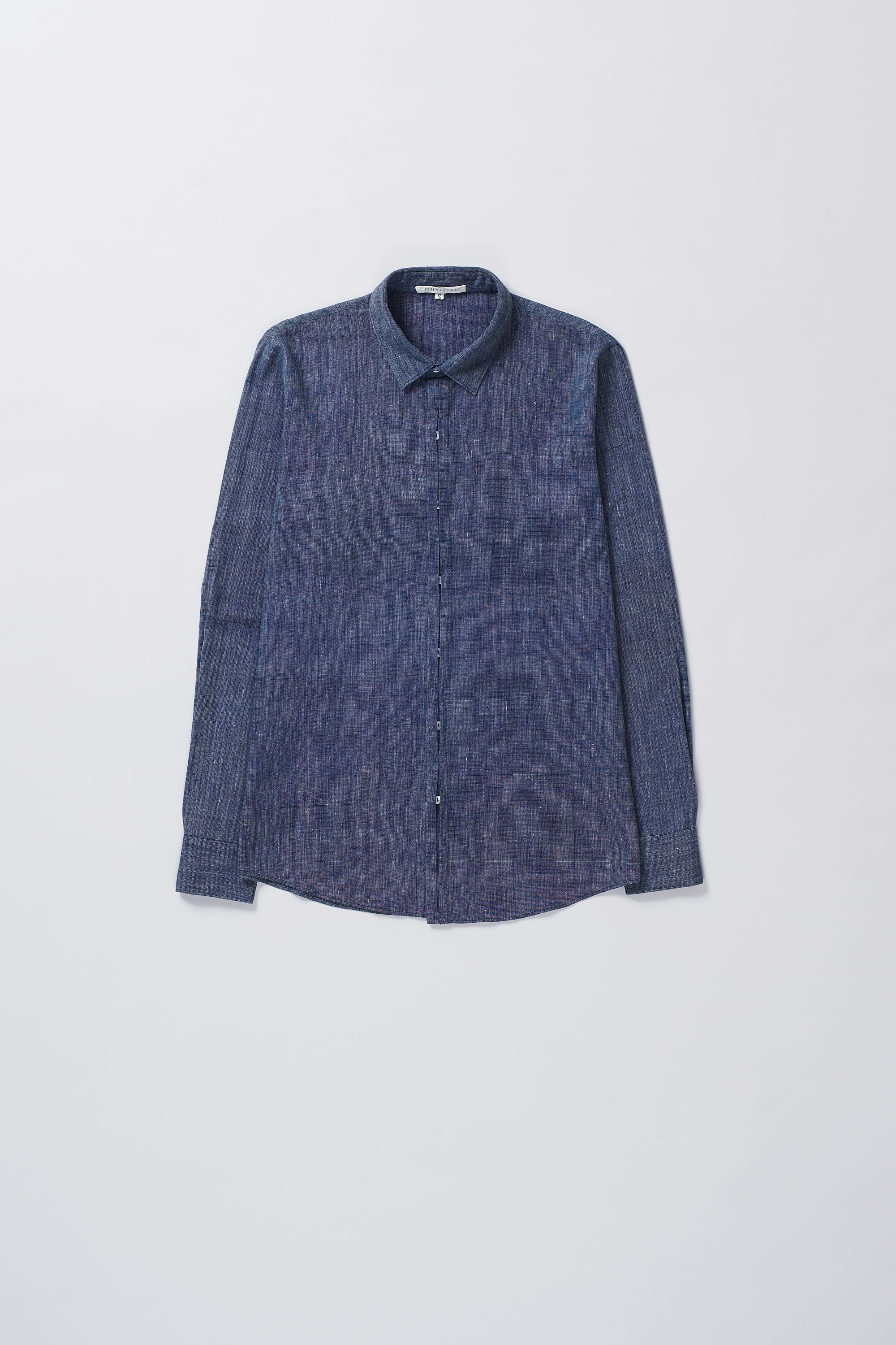MEN COTTON SHIRT IN INDIGO