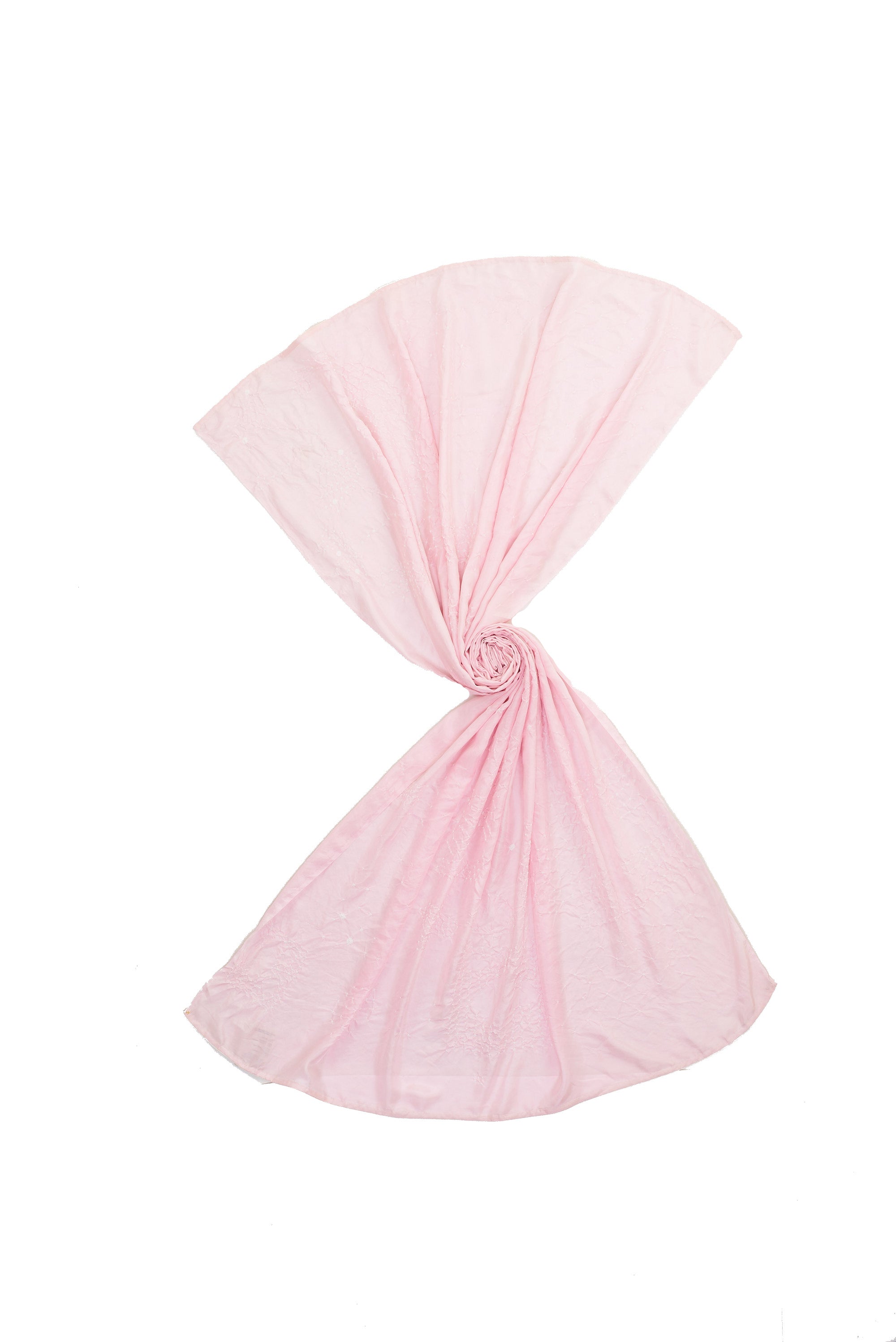 LIGHT PINK SHAWL WITH BANDHANI