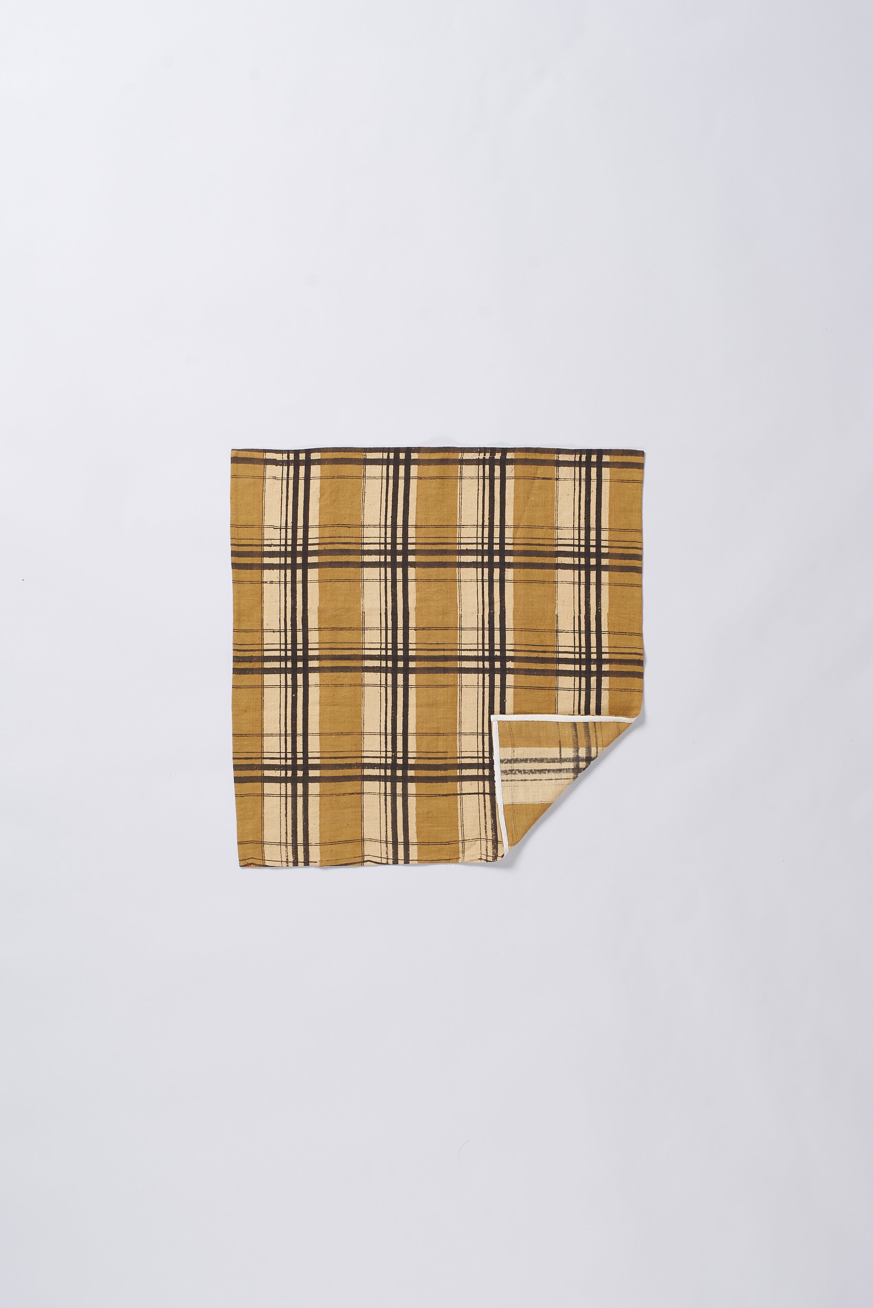 40S COUNT ORGANIC COTTON SCARF PRINTED WITH NATURAL COLOR