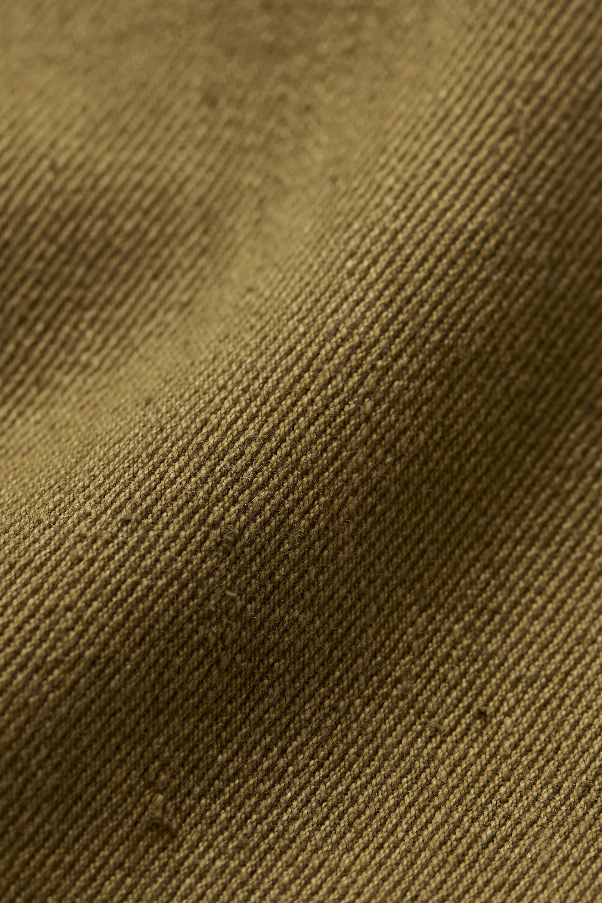 TAPERED HANDSPUN AND HANDWOVEN DENIM TROUSER