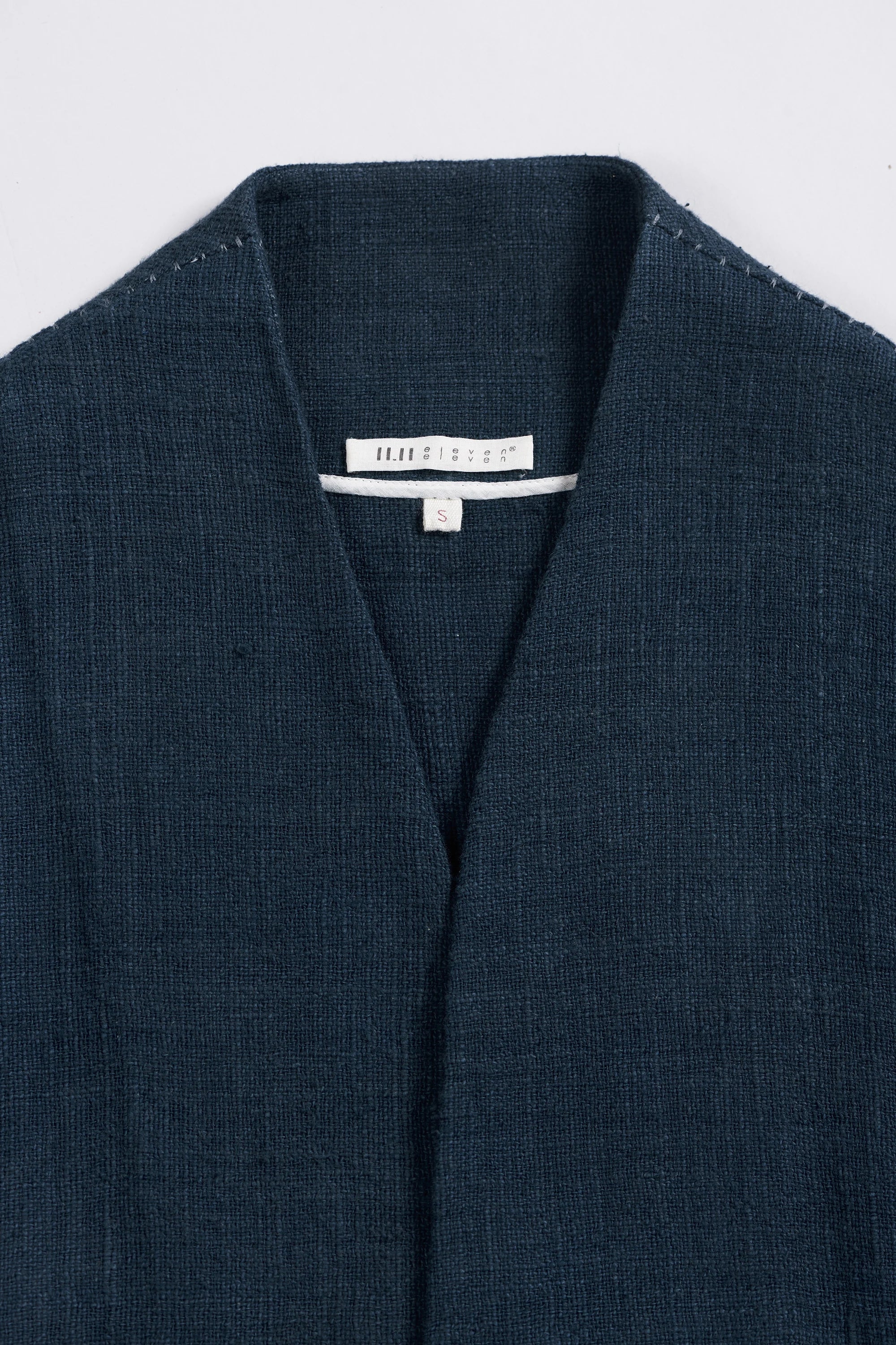 ESTATE BLUE HANDSPUN TEXTURED SHRUG