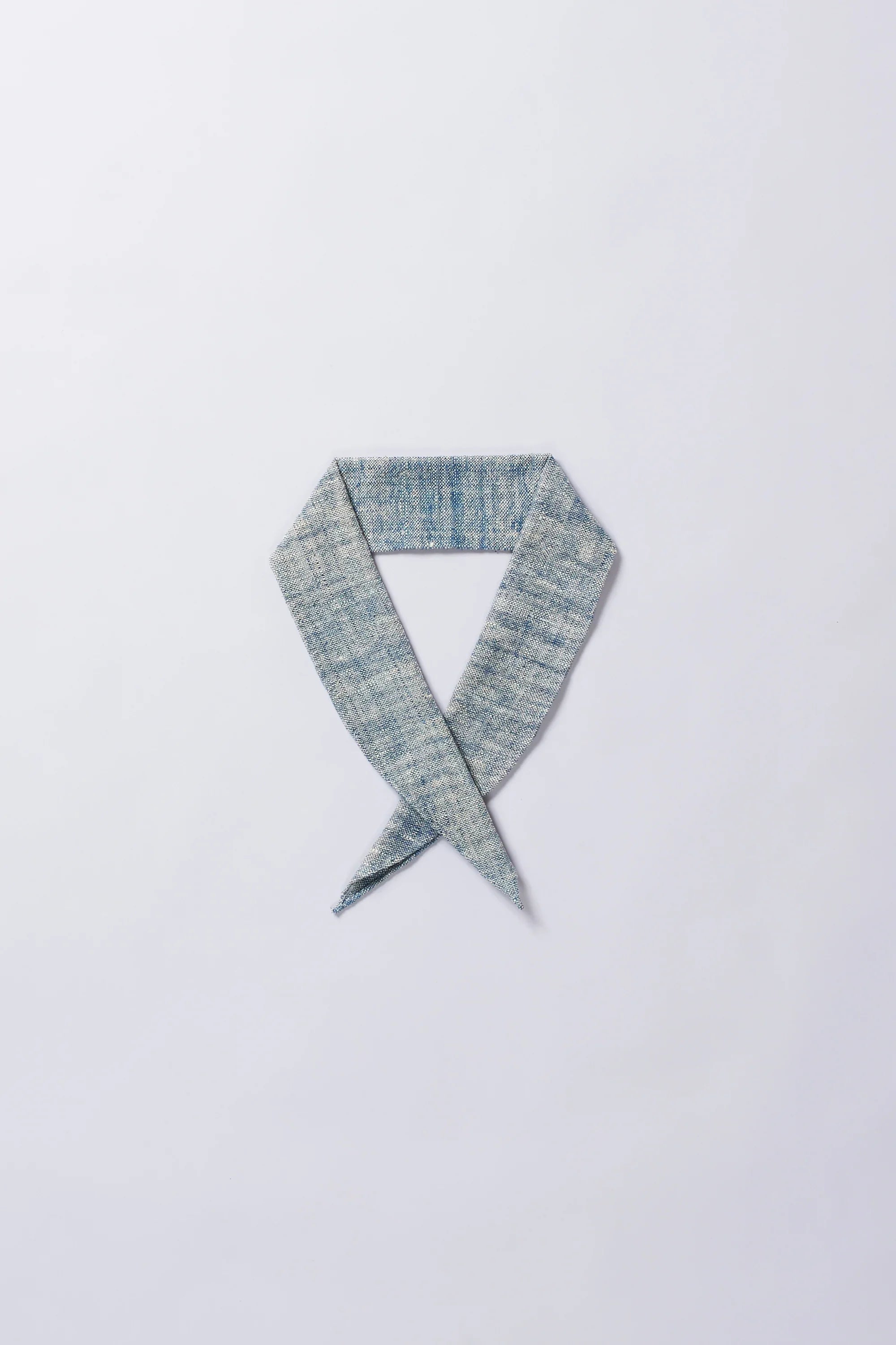 Turquoise Yarn Dyed Bandana