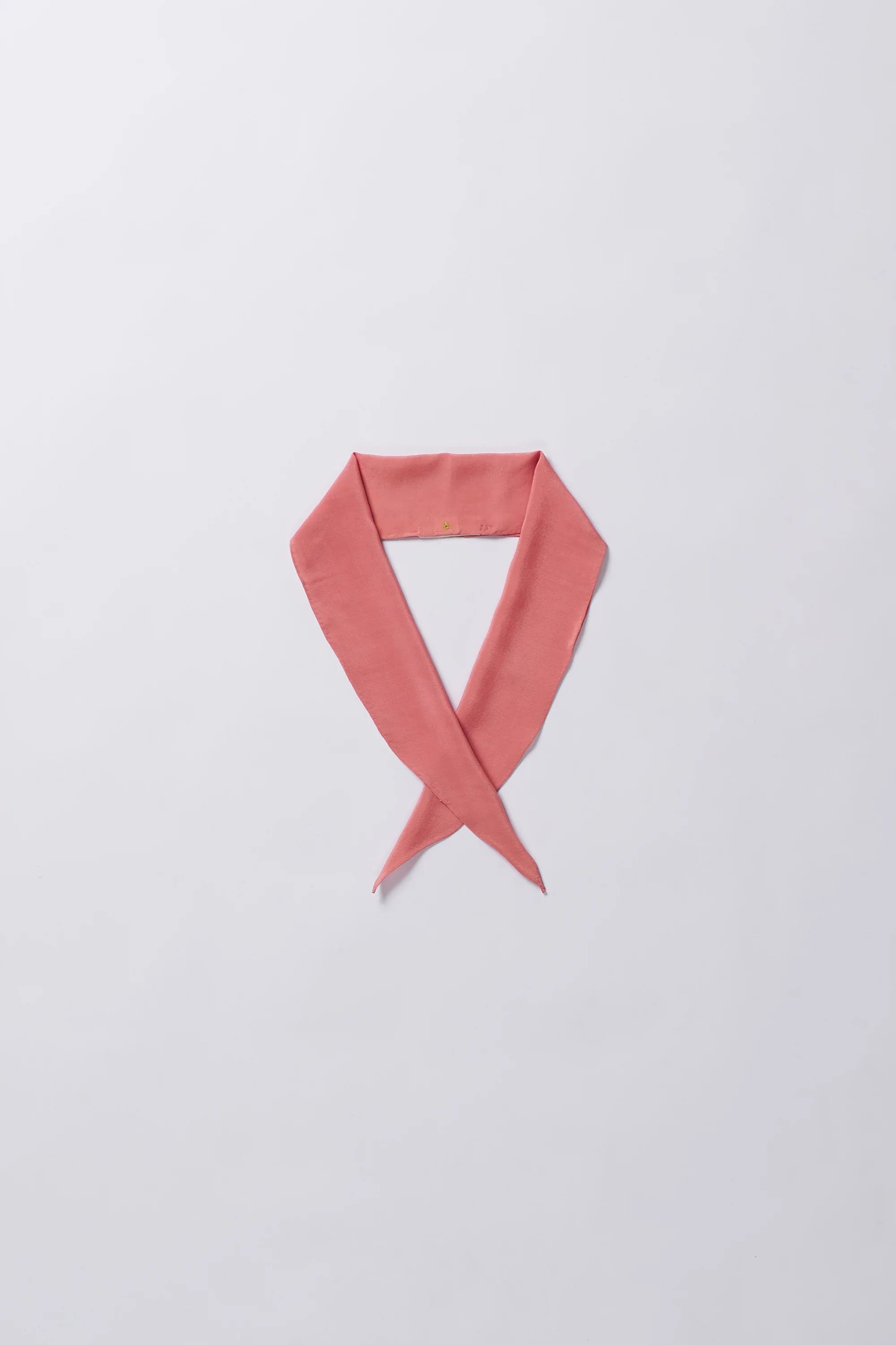 Chalk Pink Crepe Silk Bandana