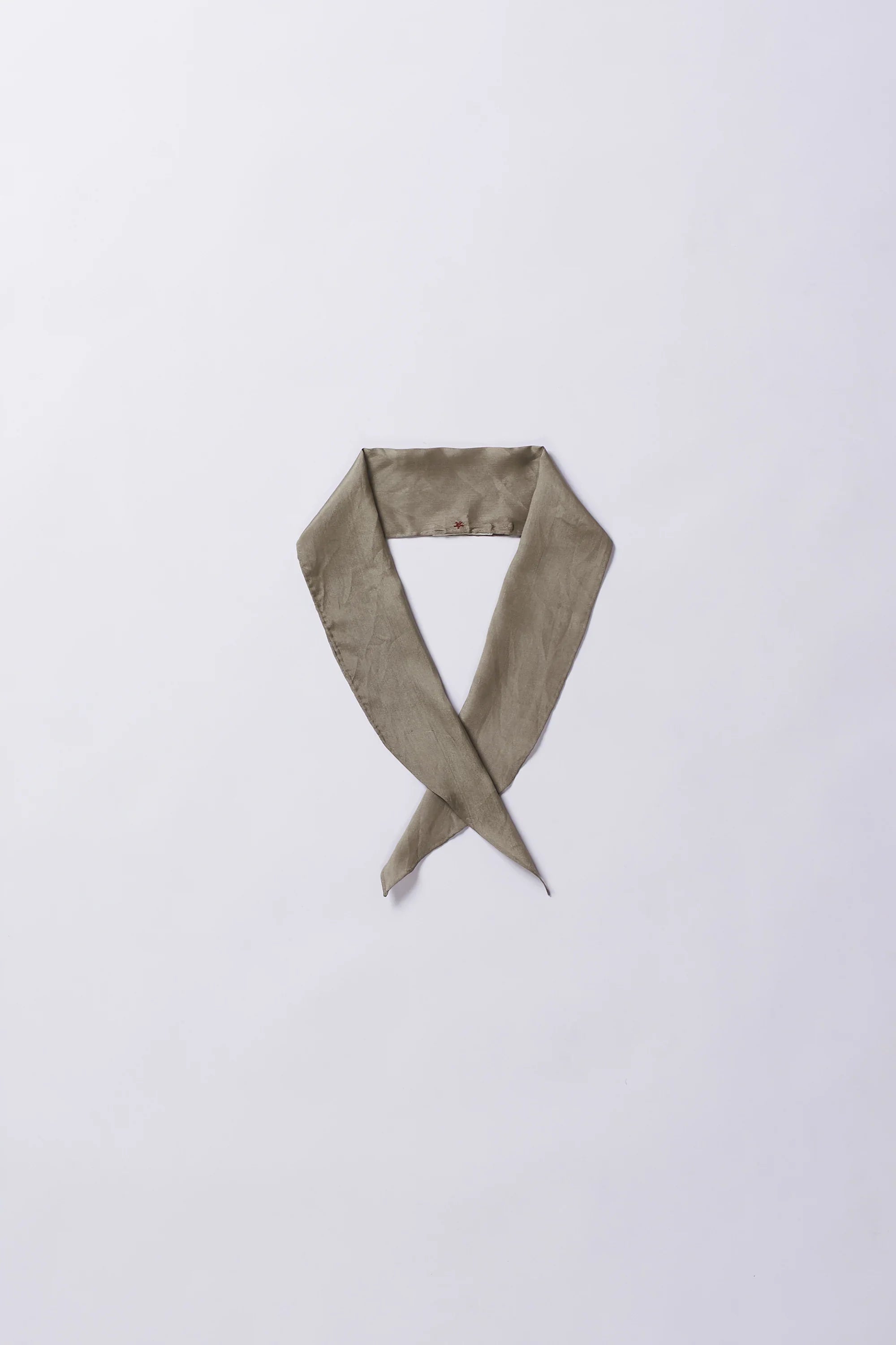 Silk Bandana in Smoke